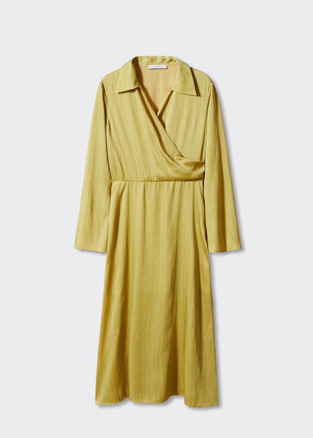 Satin shirt dress - Article without model