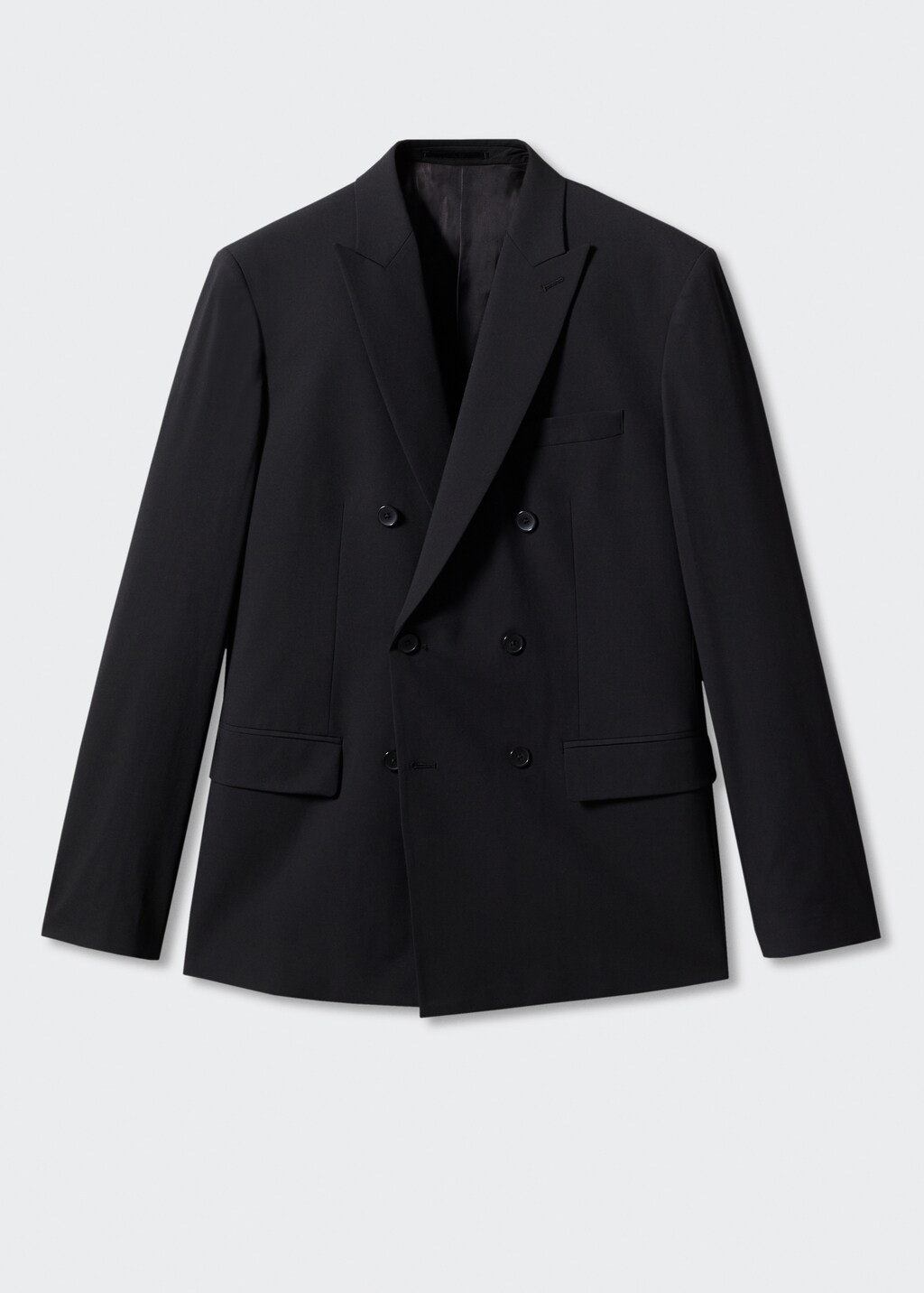 Slim fit double-breasted suit blazer - Article without model