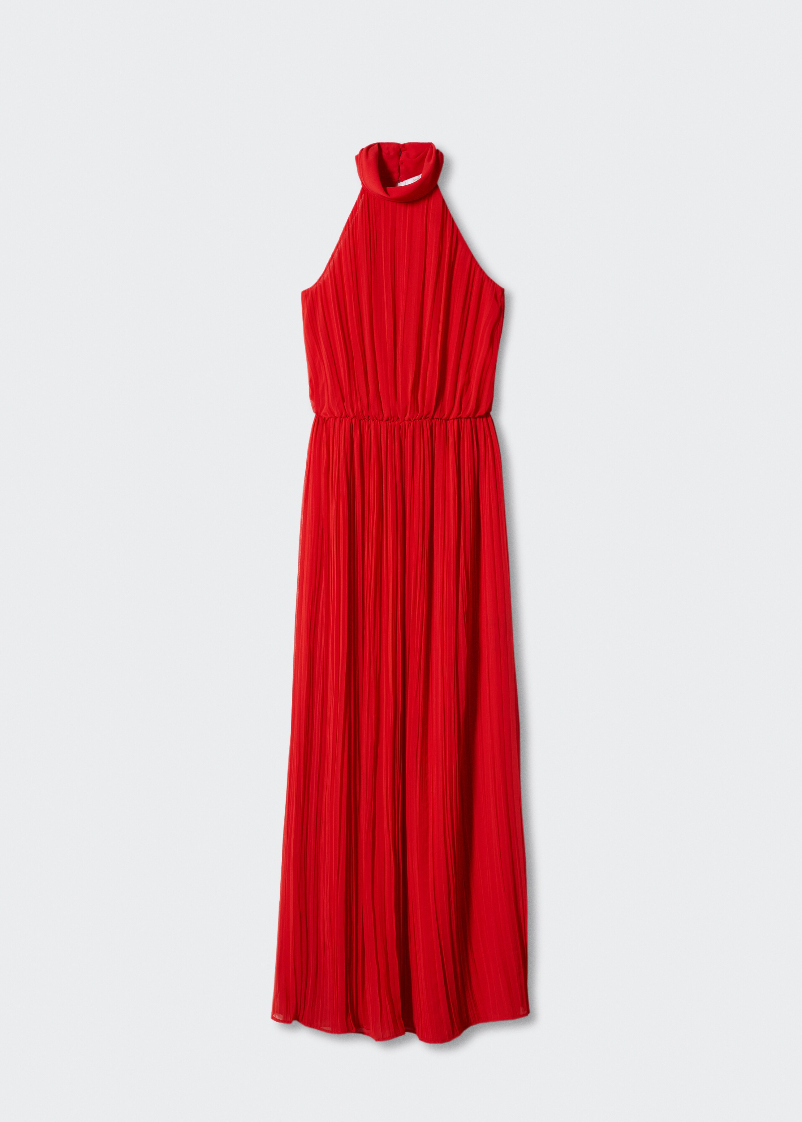 Pleated halter neck dress - Article without model