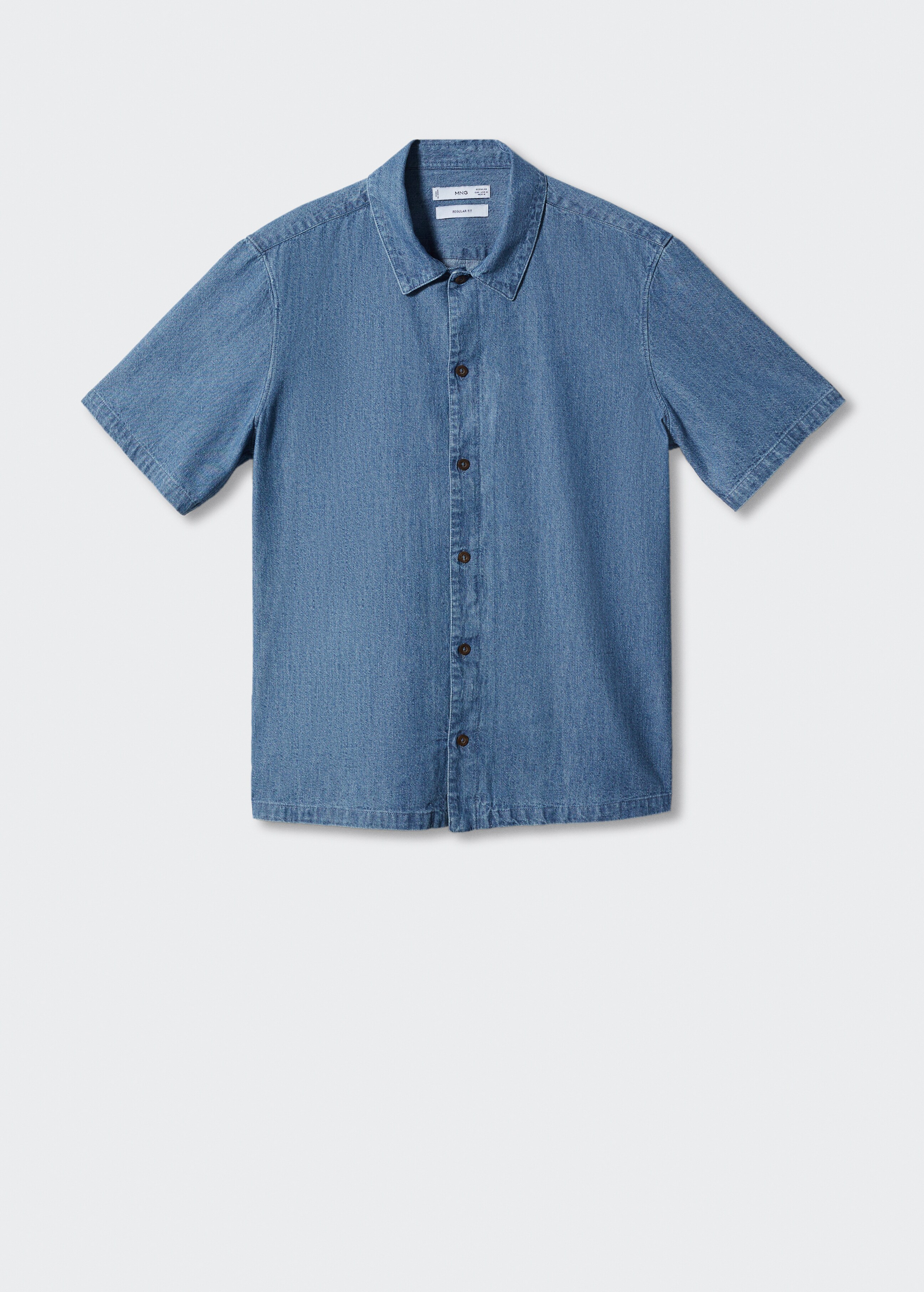 100% cotton chambray shirt - Article without model