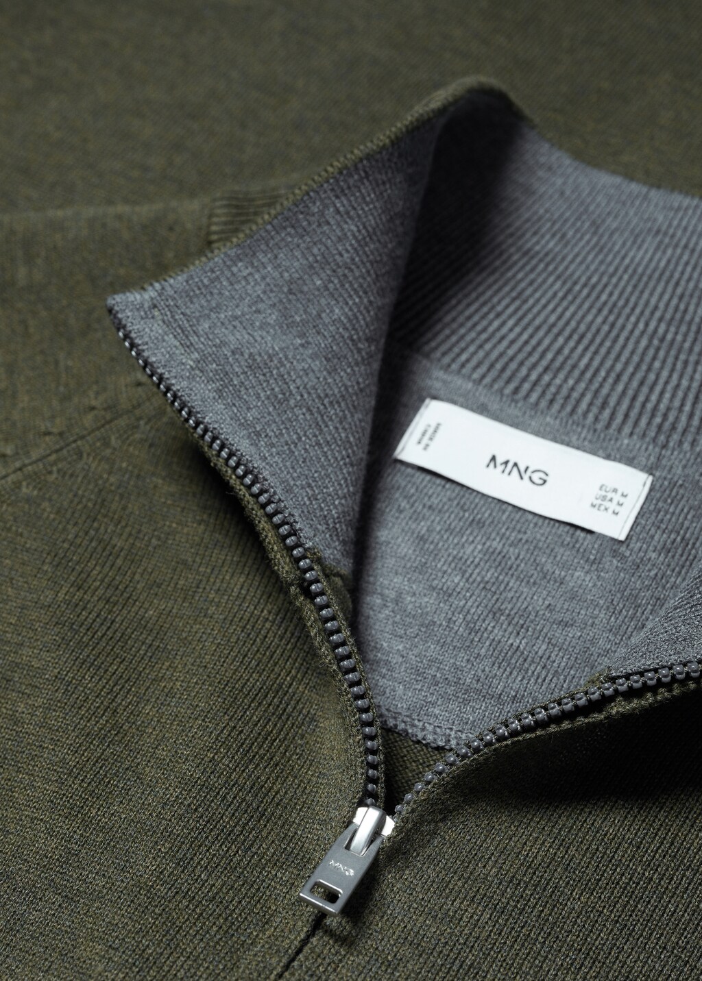 Zipped cotton cardigan - Details of the article 8