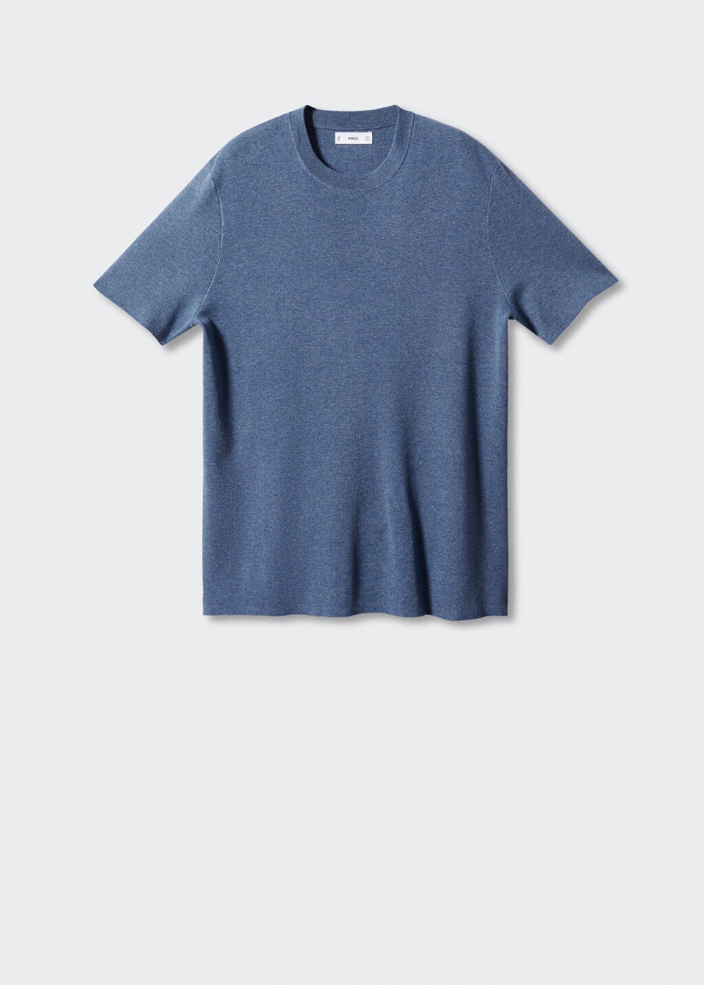 Cotton fine-knit t-shirt - Article without model