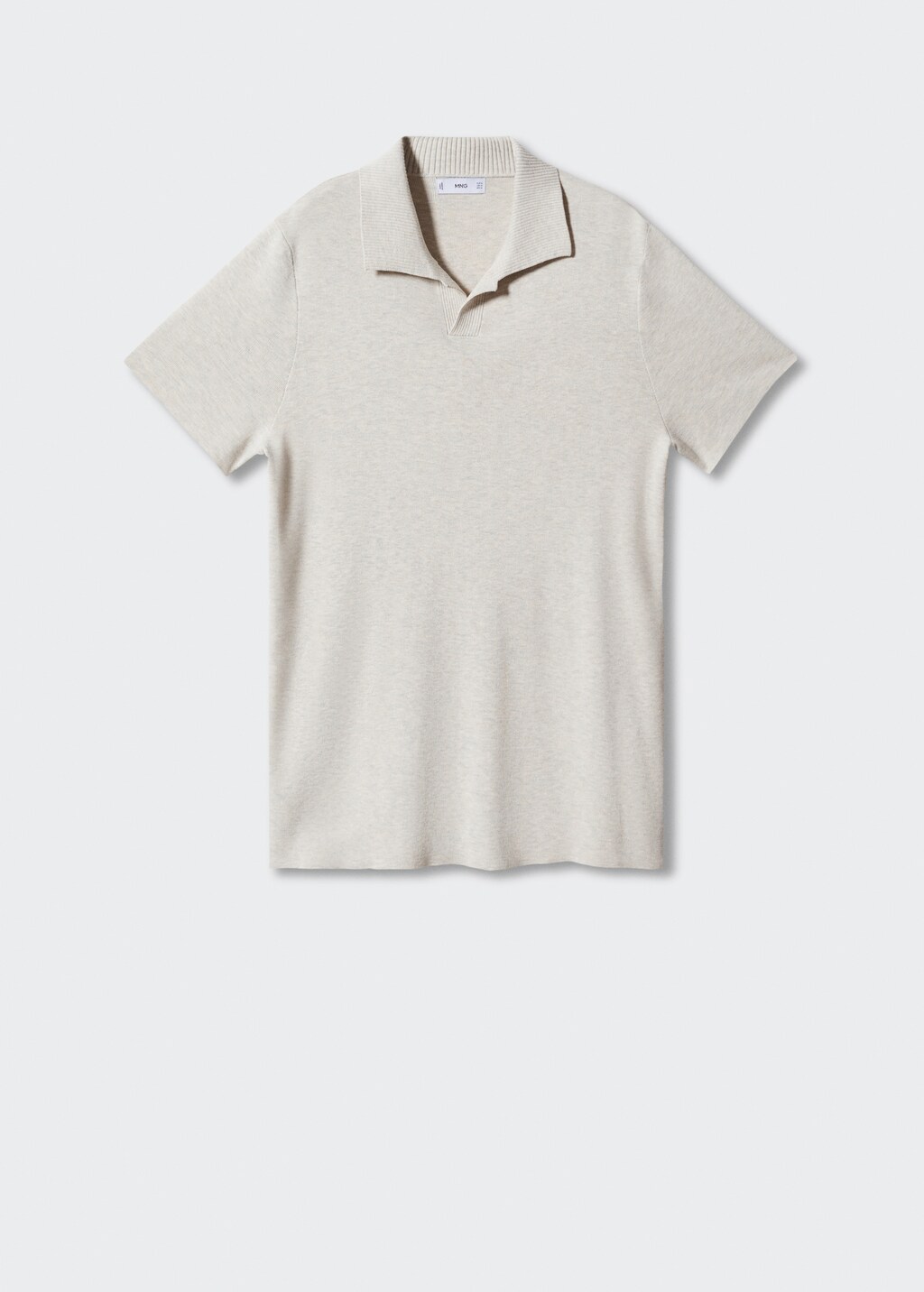 Fine-knit polo shirt - Article without model