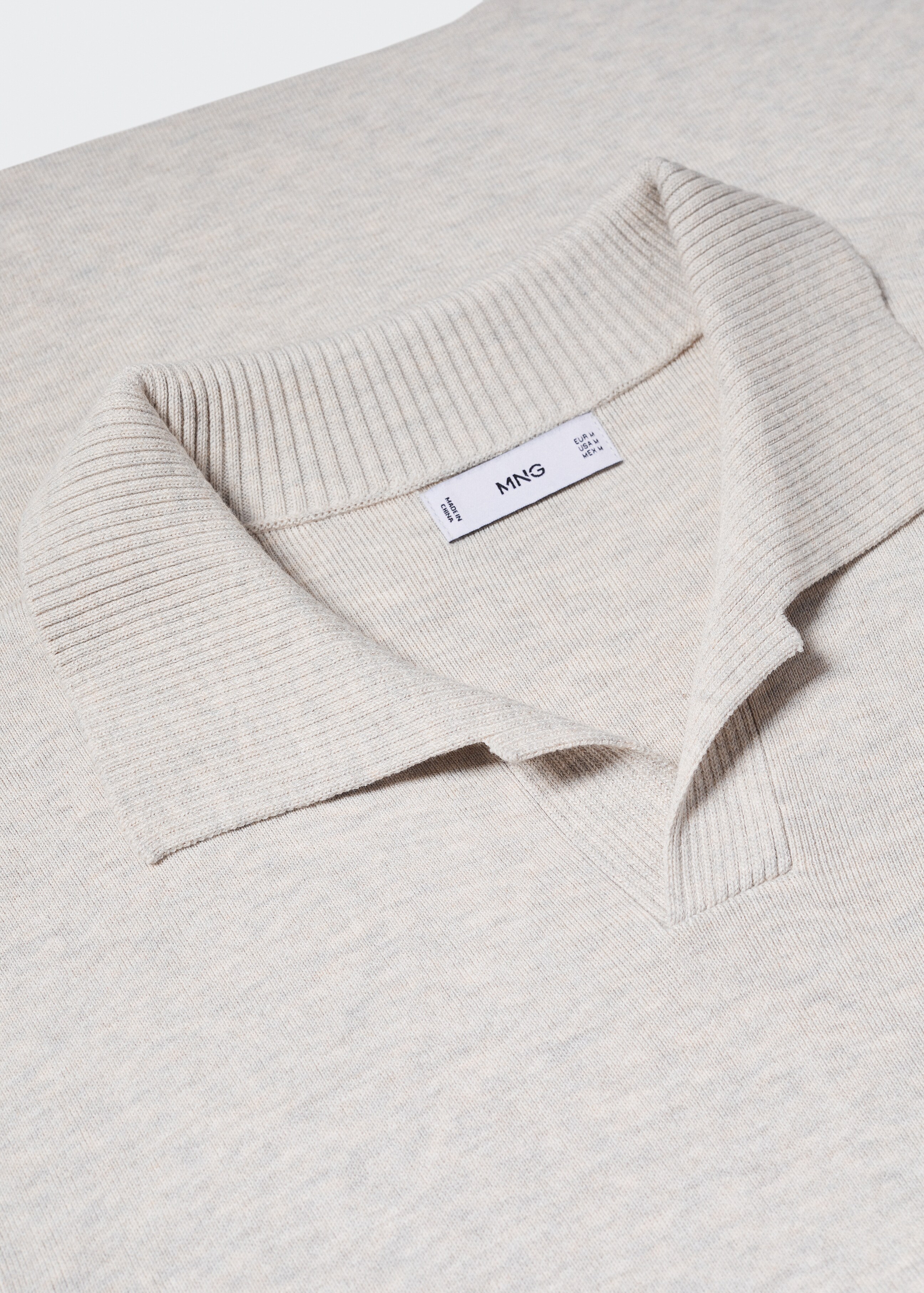 Fine-knit polo shirt - Details of the article 8