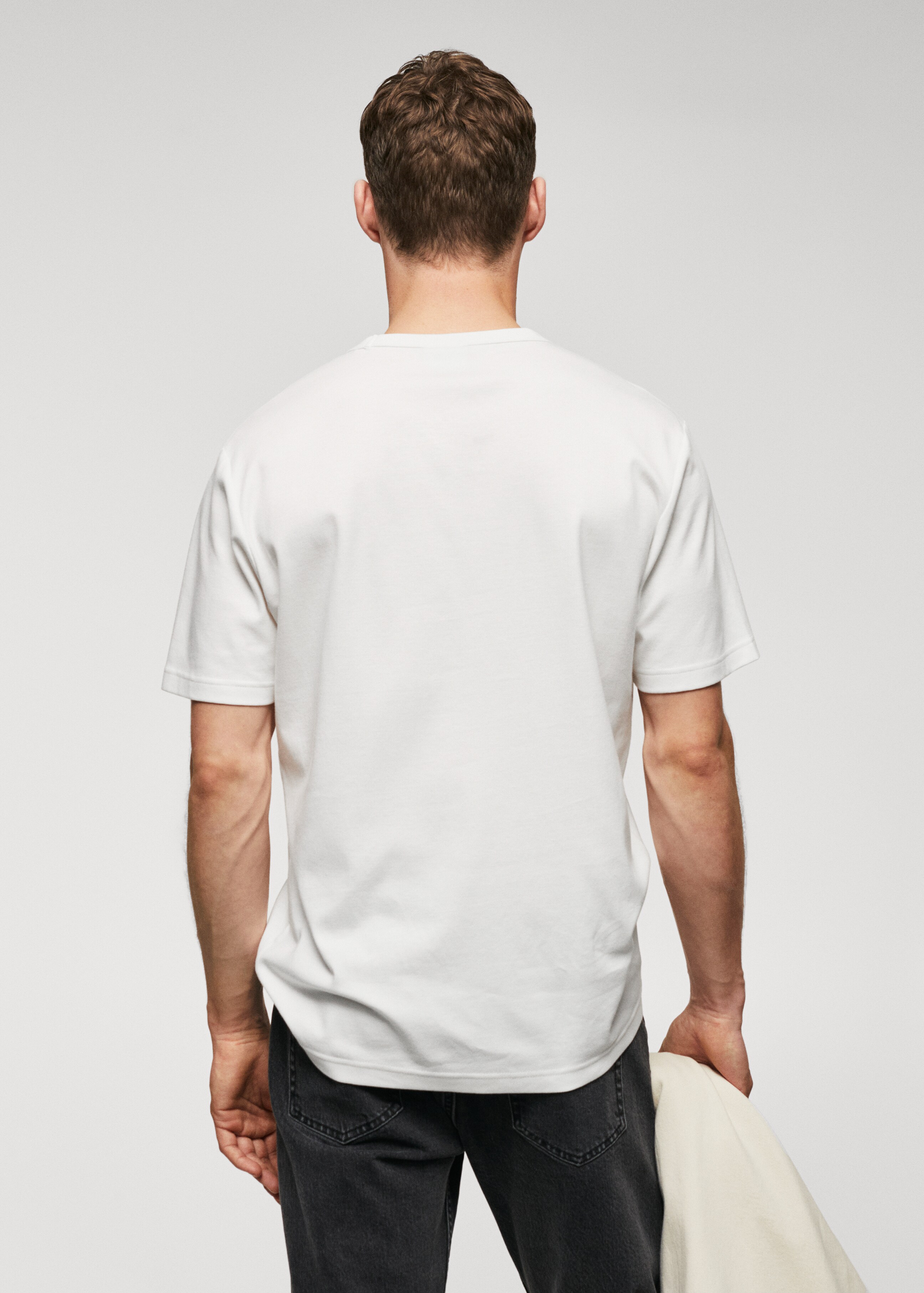 Camiseta bolsillo 100% algodón - Reverso del artículo