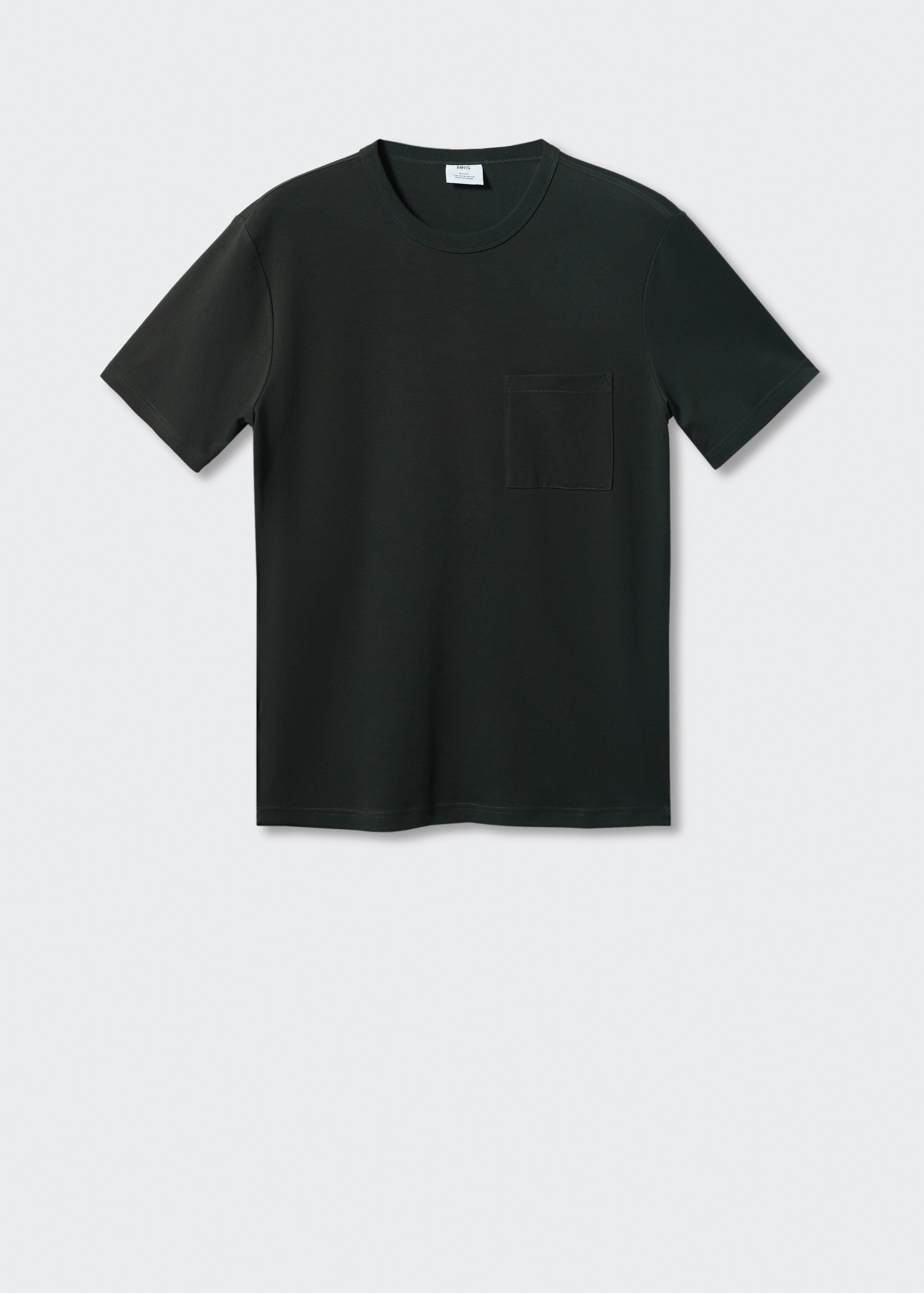 T-Shirt aus 100 % Baumwolle mit Tasche - Artikel ohne Model