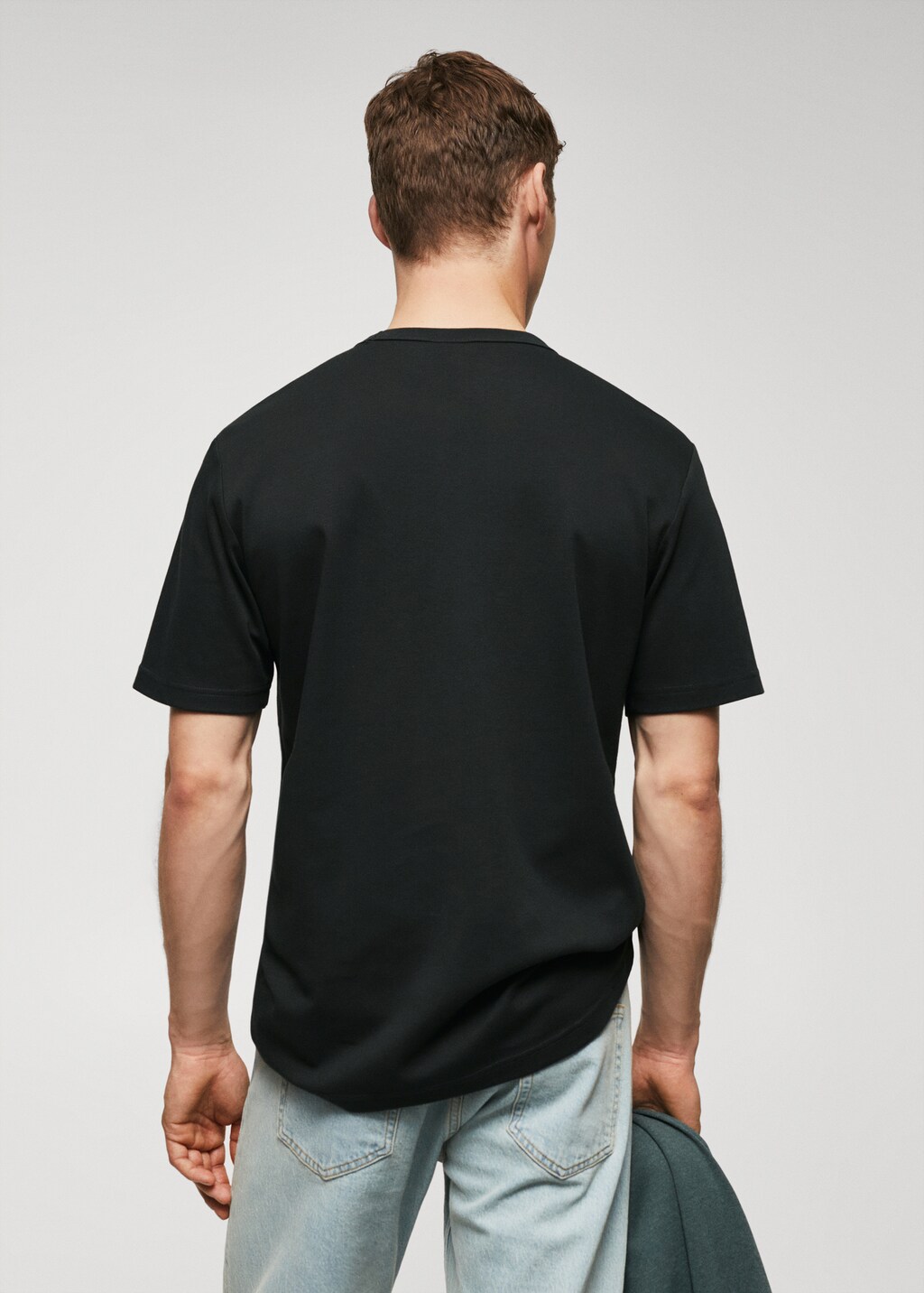 100% cotton t-shirt with pocket - Reverse of the article