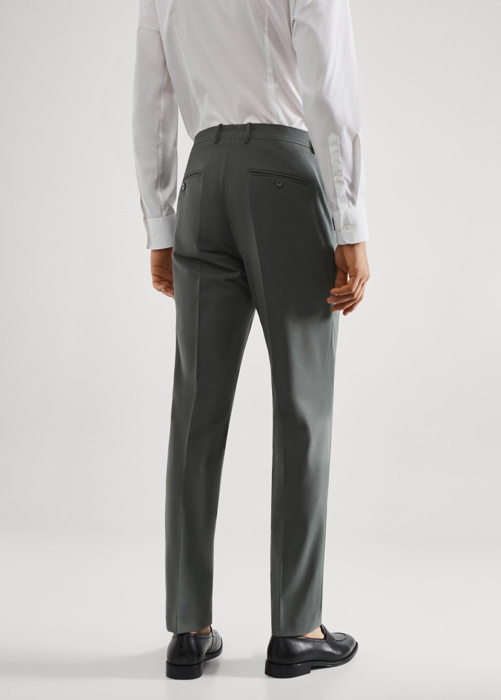 Pantalon costume laine slim-fit - Verso de l’article