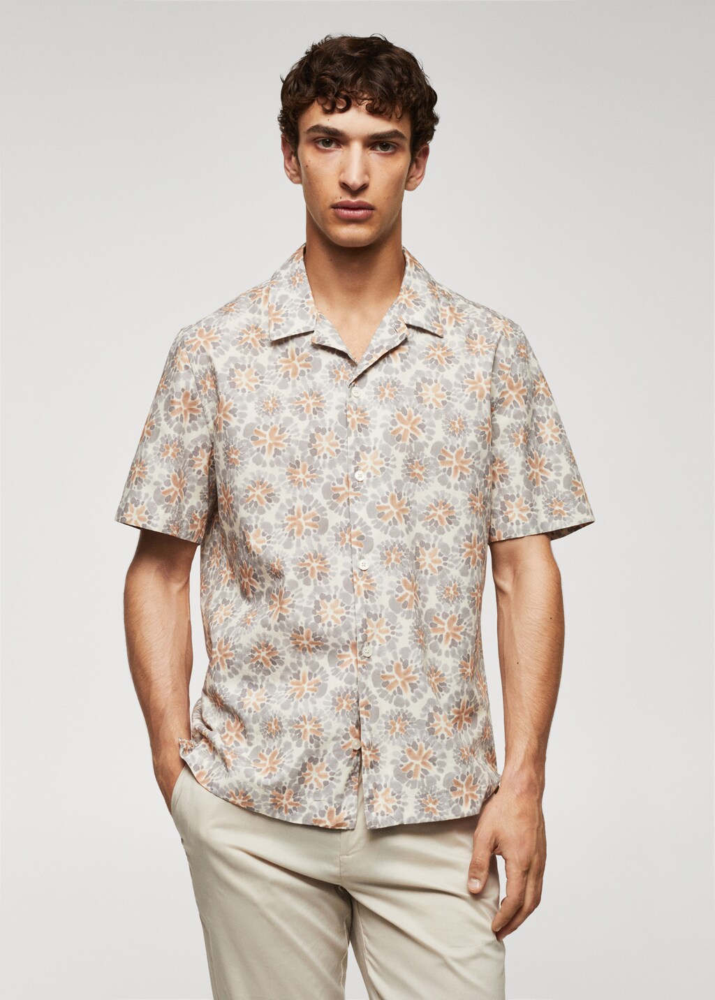 100% cotton printed shirt - Medium plane