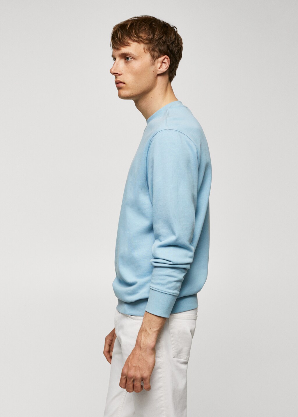 100% cotton basic sweatshirt  - Details of the article 2