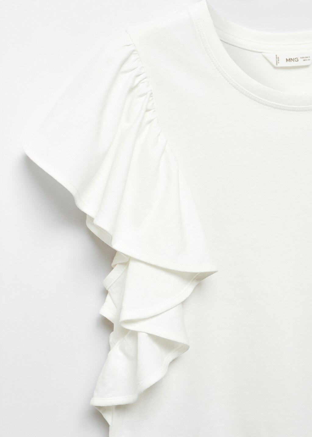 Frills cotton t-shirt - Details of the article 8