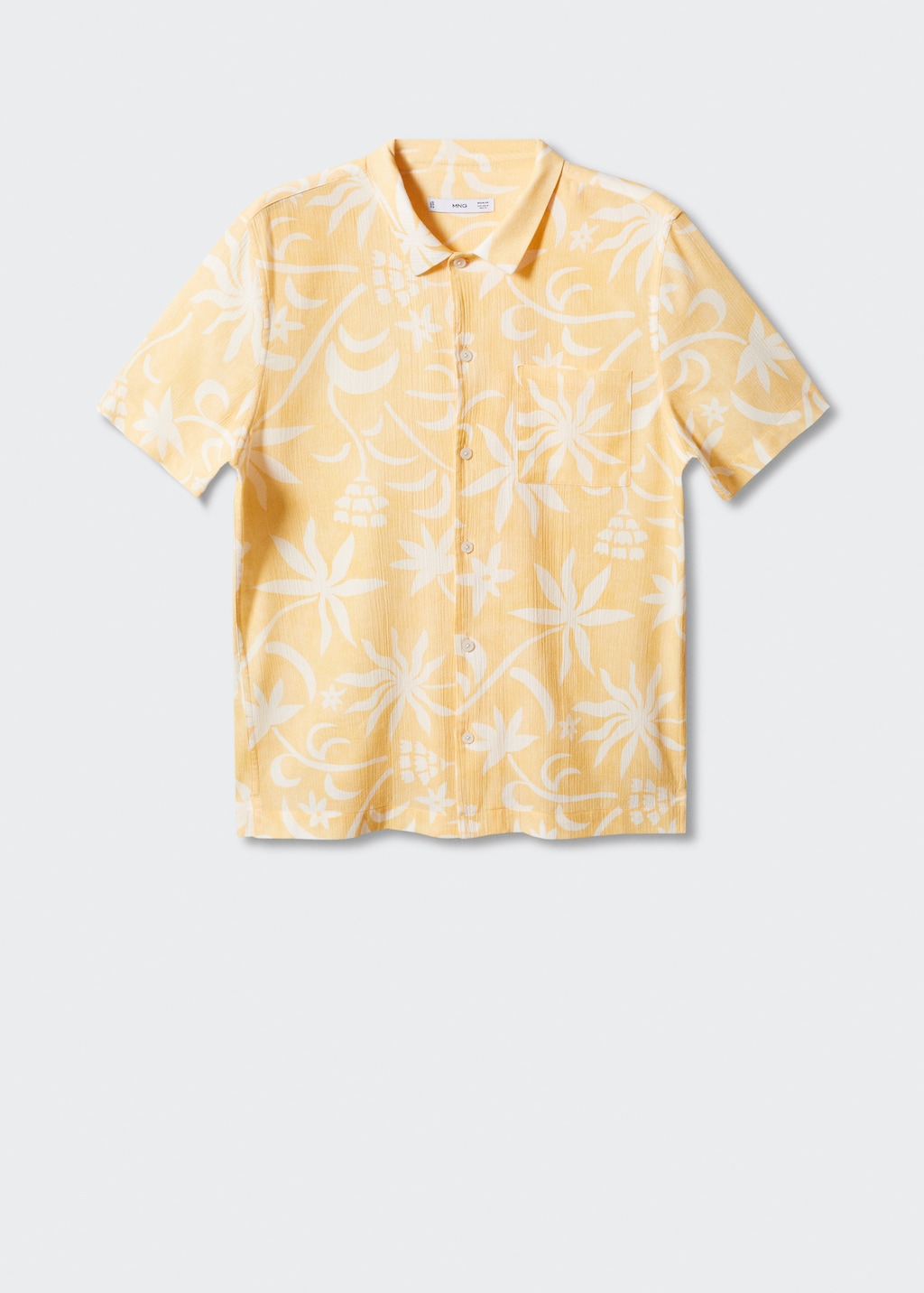 100% cotton Hawaiian-print shirt - Article without model