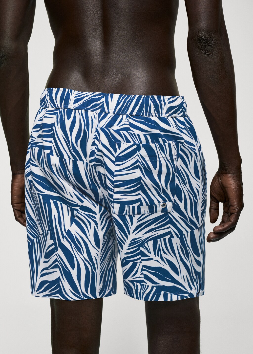 Leaf-print swimsuit - Details of the article 6