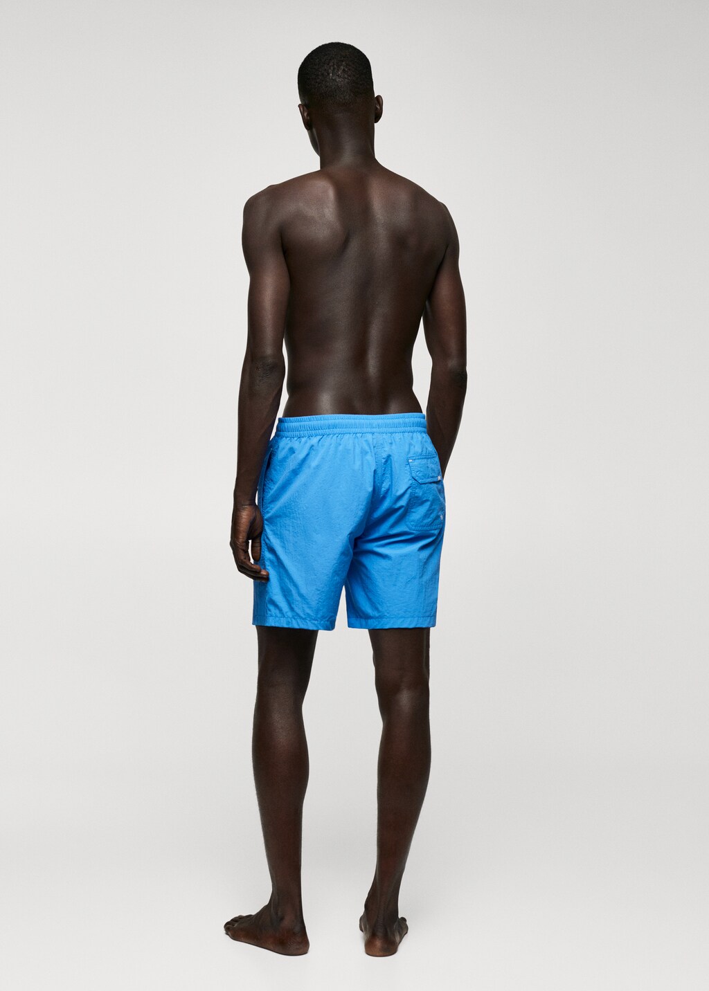 Cord plain swimming trunks - Reverse of the article