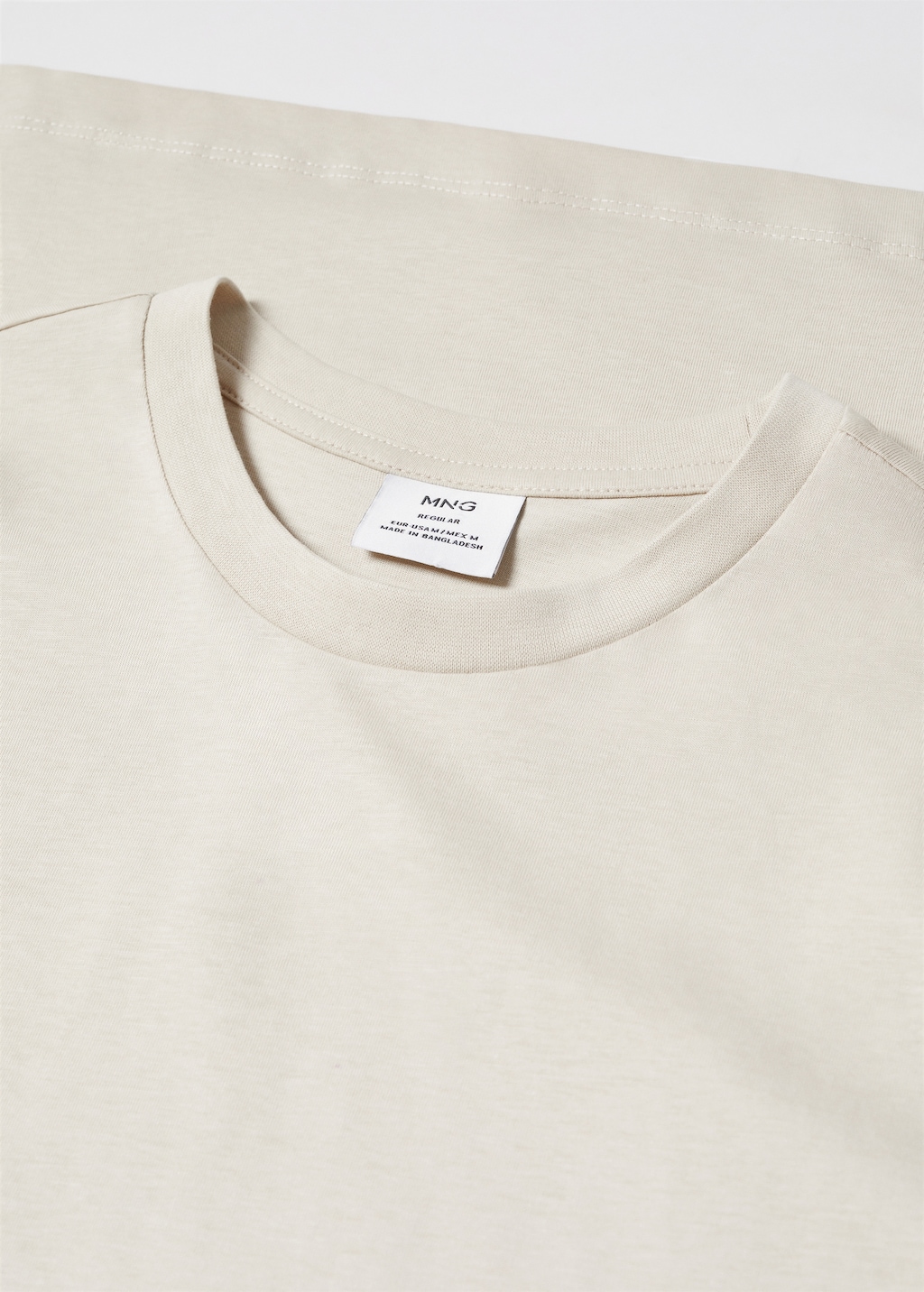 Basic cotton stretch T-shirt - Details of the article 8