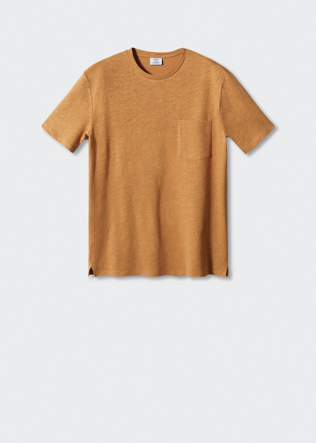 Cotton-linen pocket t-shirt - Article without model