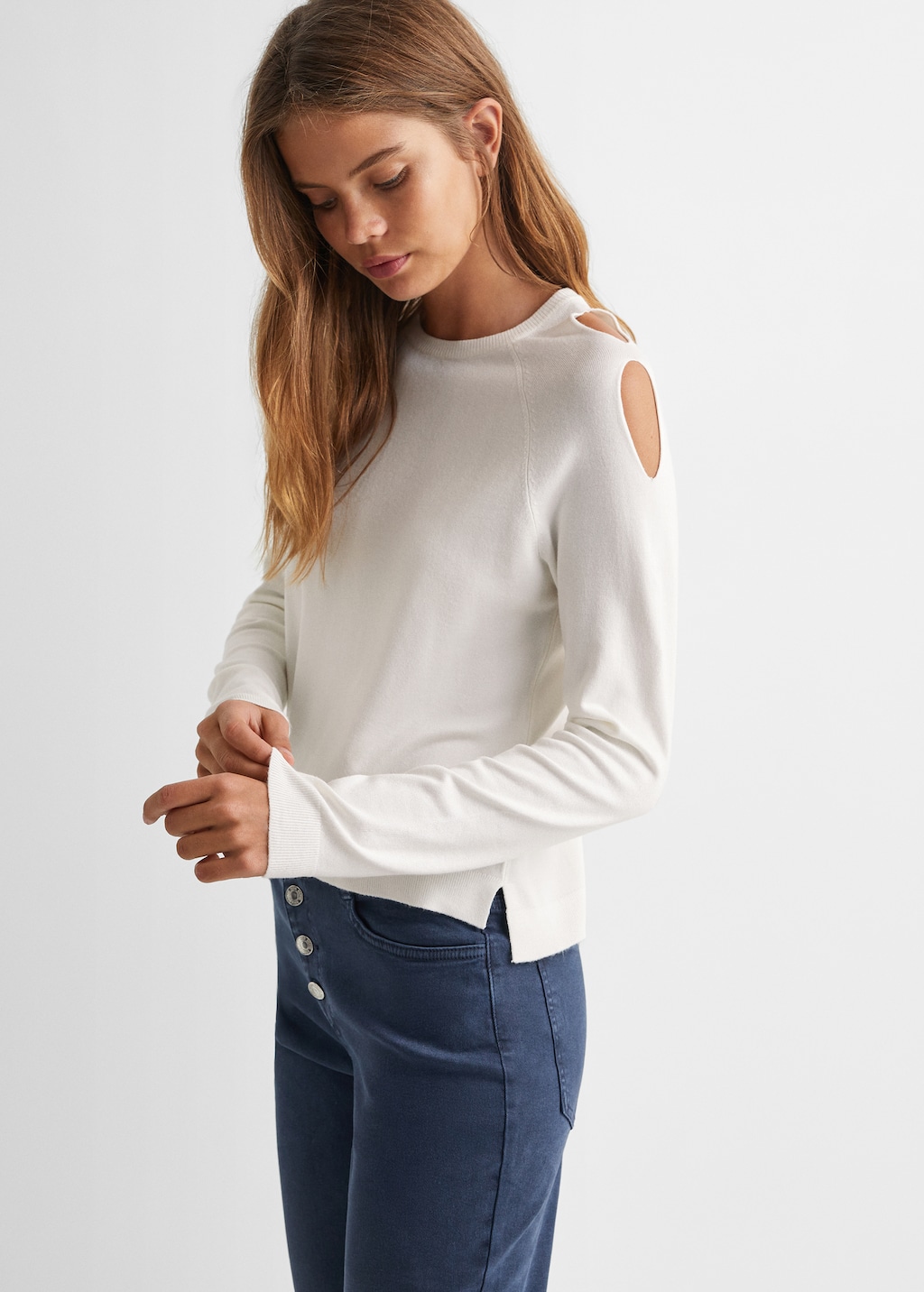 Cut-out sweater - Medium plane