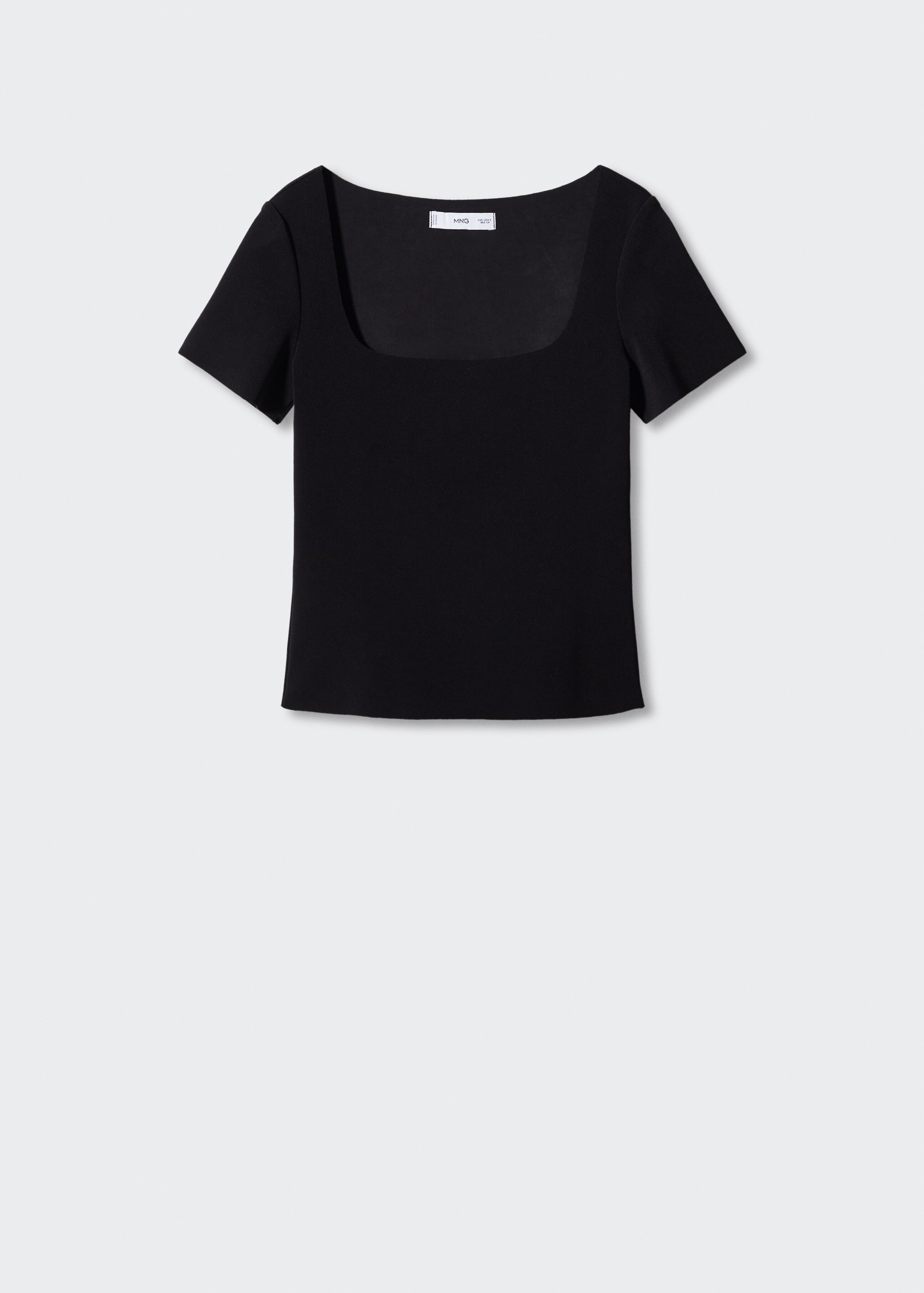 Square neck t-shirt - Article without model