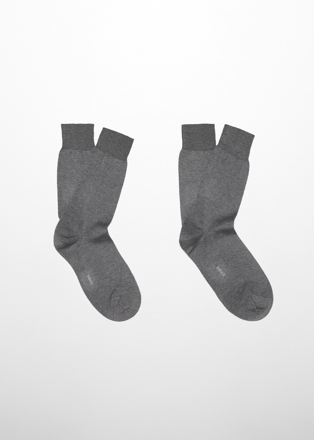 Pack of 2 100% plain cotton socks - Article without model