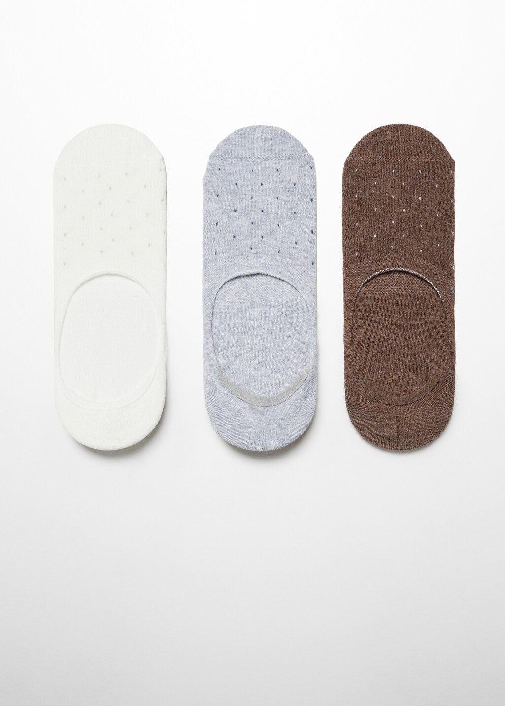 3-pack of polka-dot print socks - Article without model