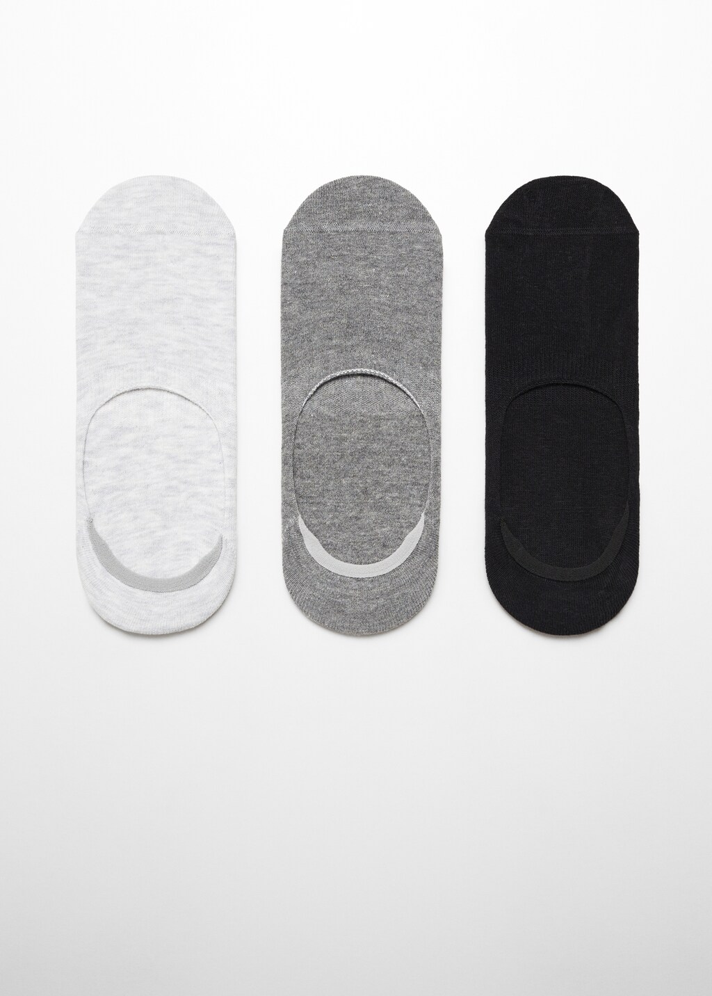 3-pack of invisible socks - Article without model