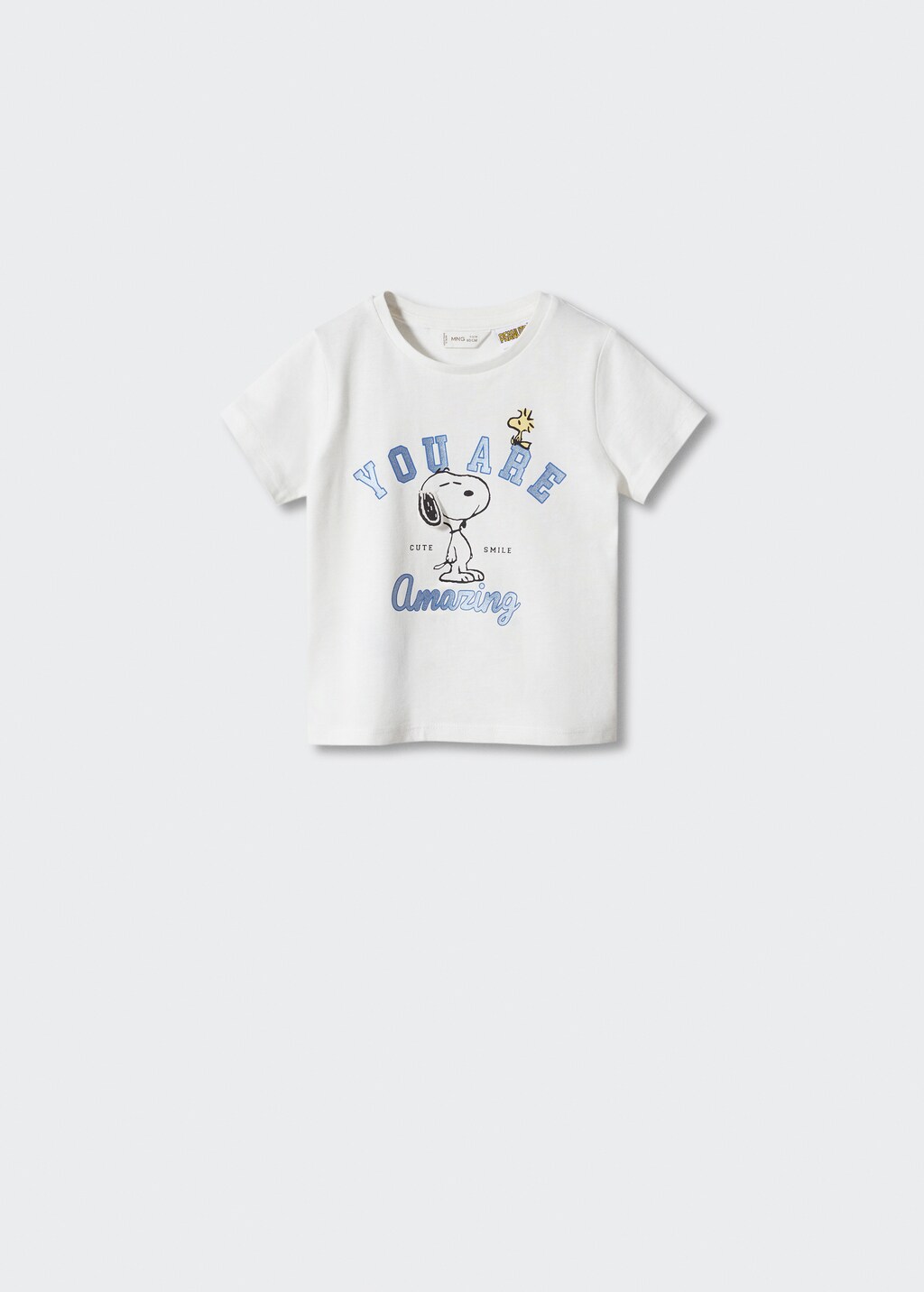 Bedrukt Snoopy T-shirt - Artikel zonder model