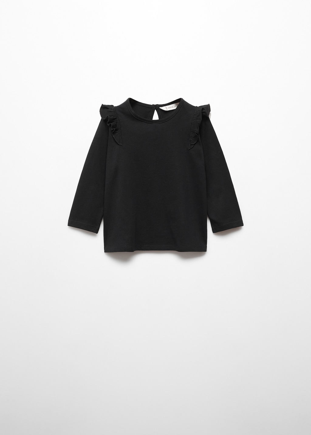 Long -sleeved t-shirt with ruffles - Article without model