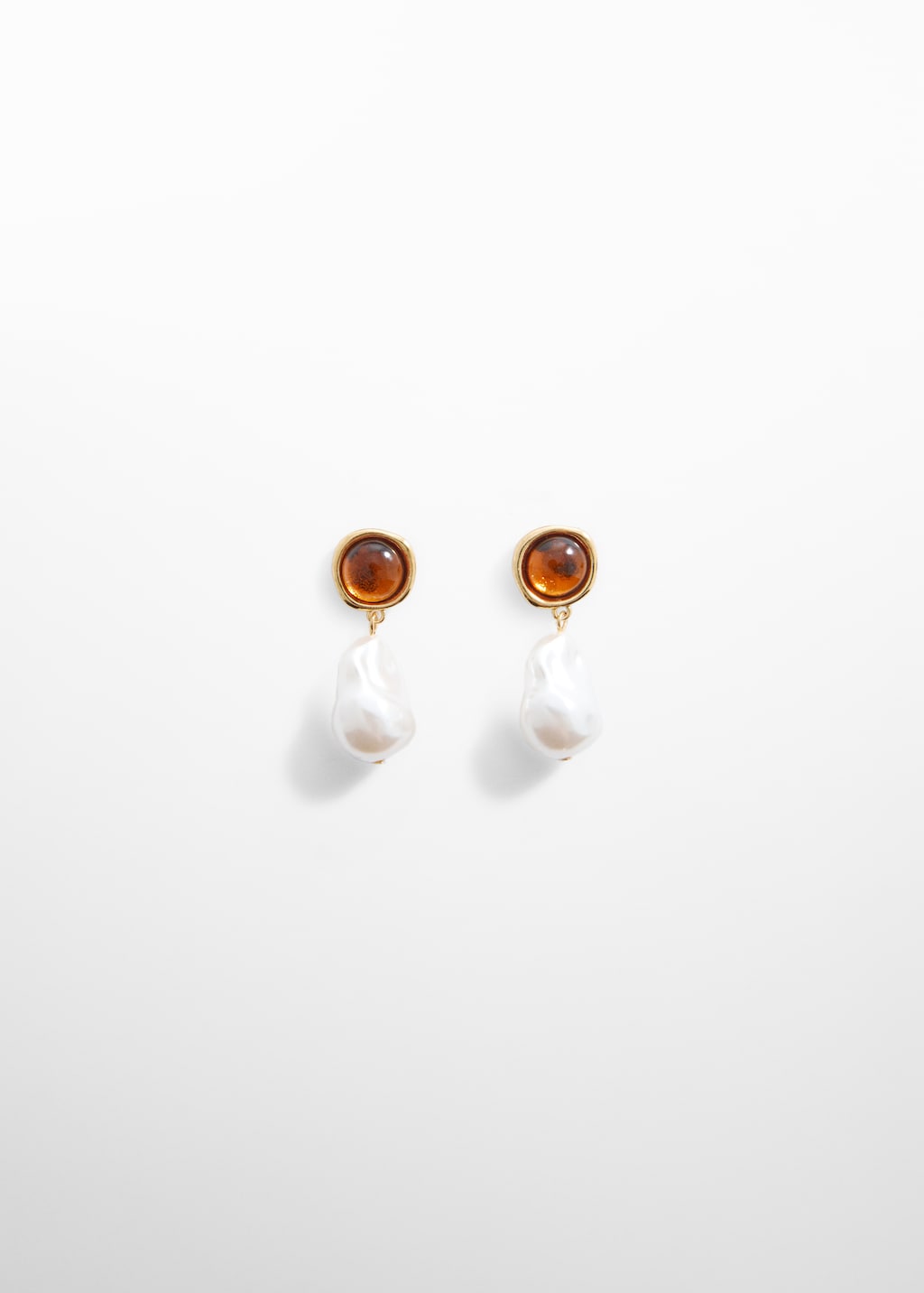 Combined stone earrings - Article without model