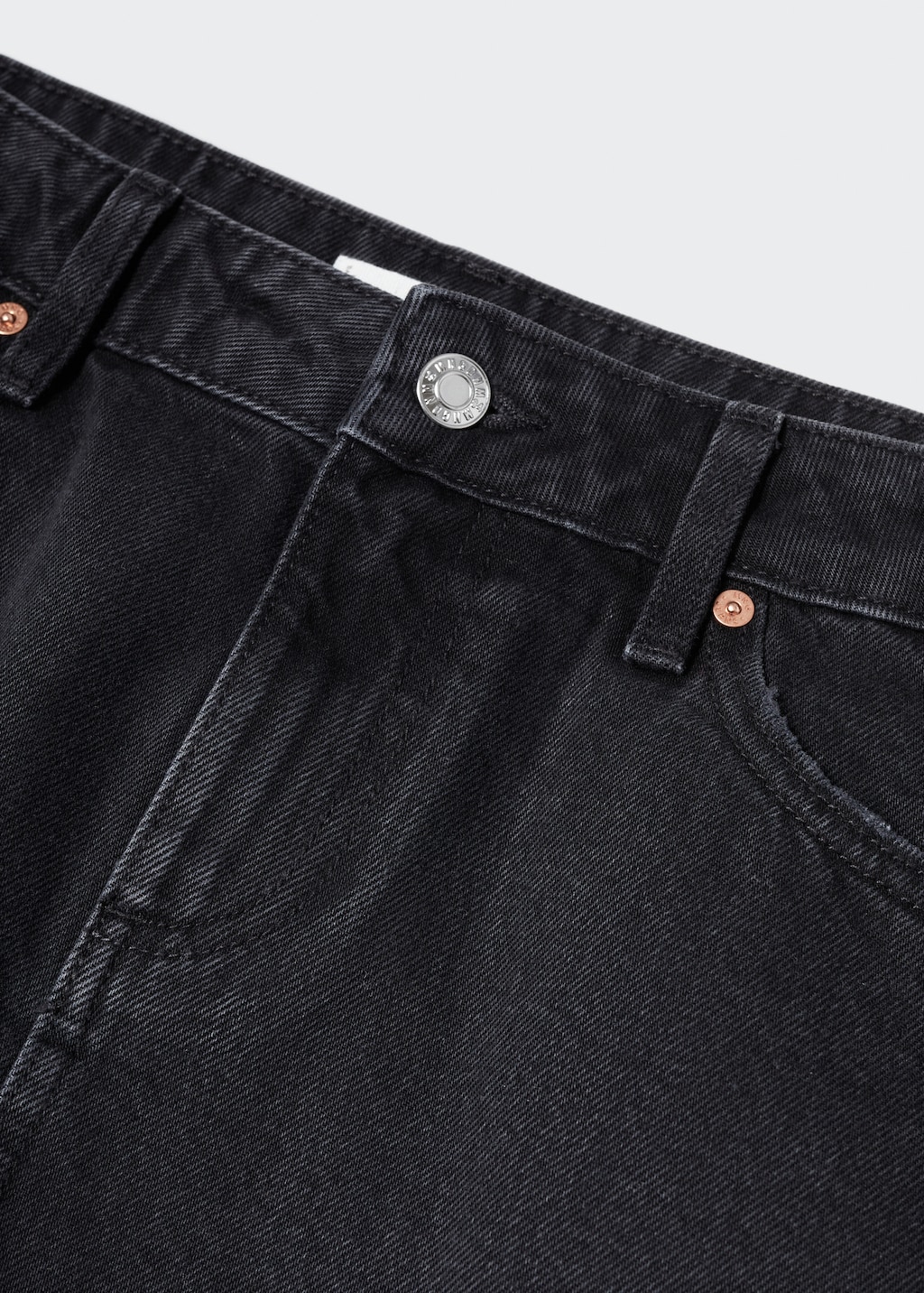 Low-rise denim mini skirt - Details of the article 8