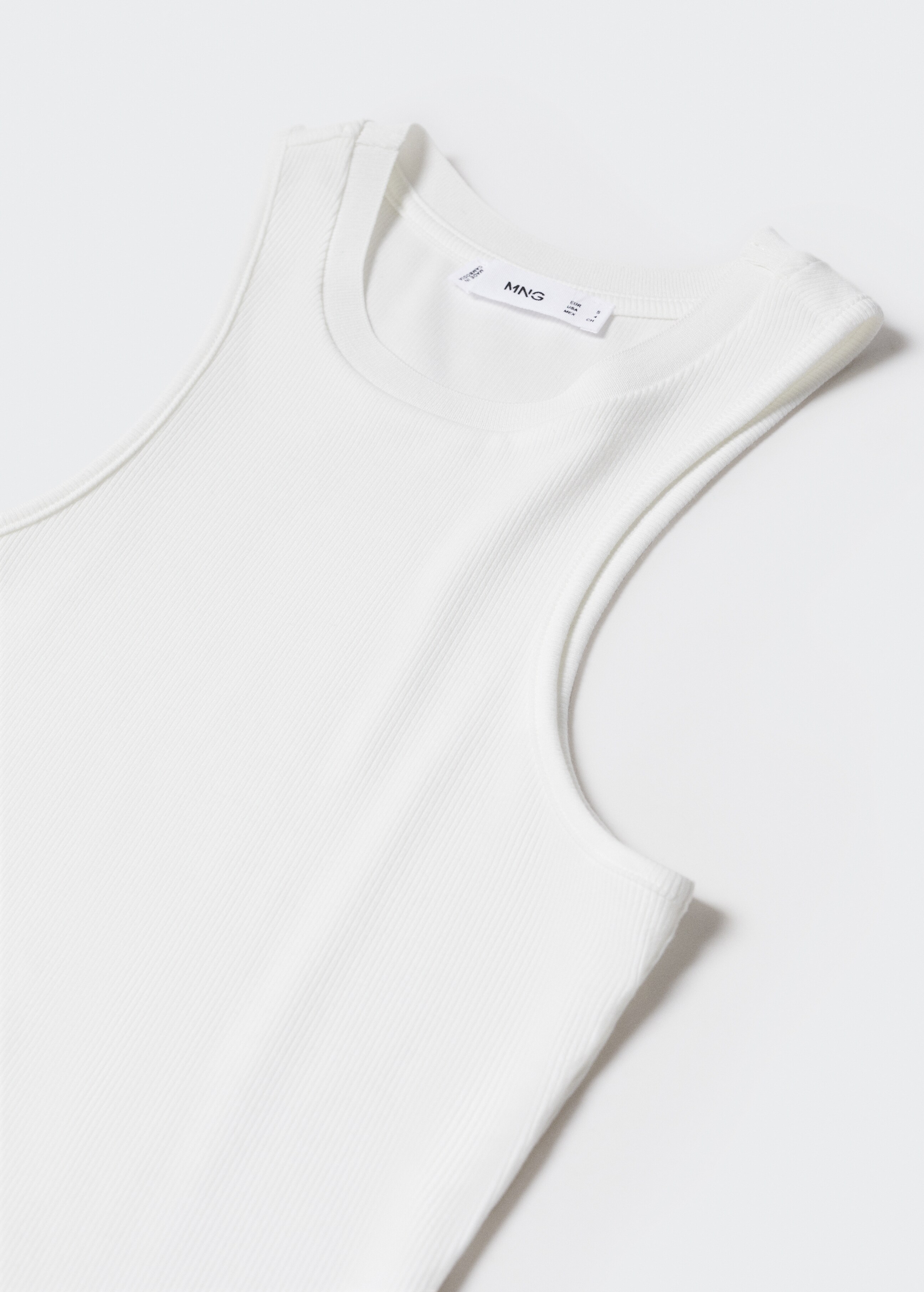 Ribbed strap top - Details of the article 8