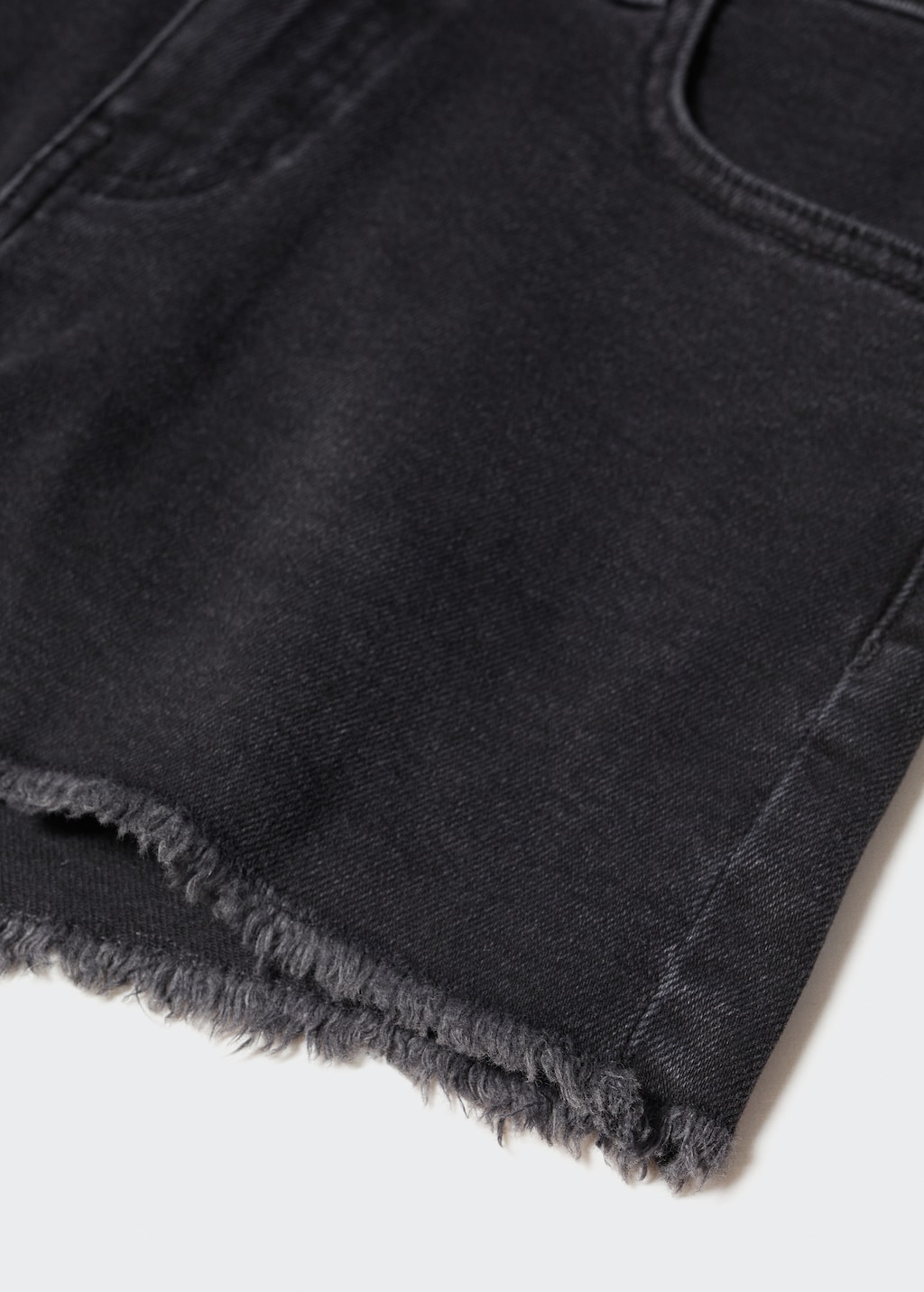 Medium-waist denim shorts - Details of the article 8