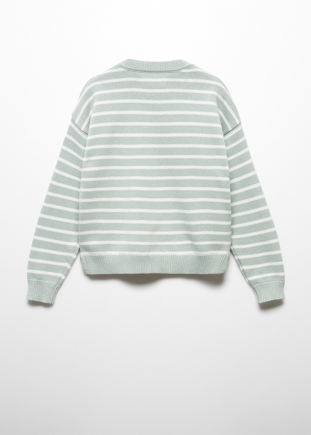 Striped cotton-blend sweater - Reverse of the article