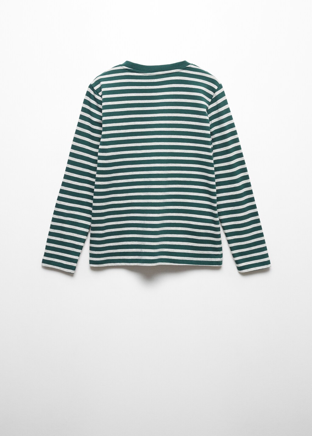 Striped long sleeves t-shirt - Reverse of the article