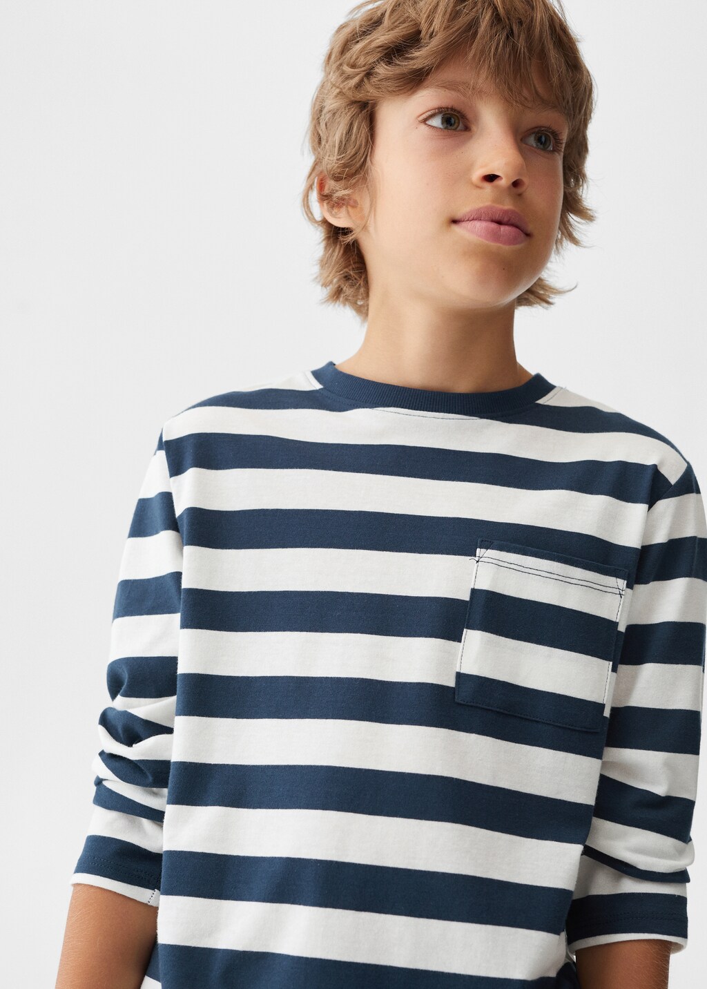 Striped long sleeves t-shirt - Details of the article 1