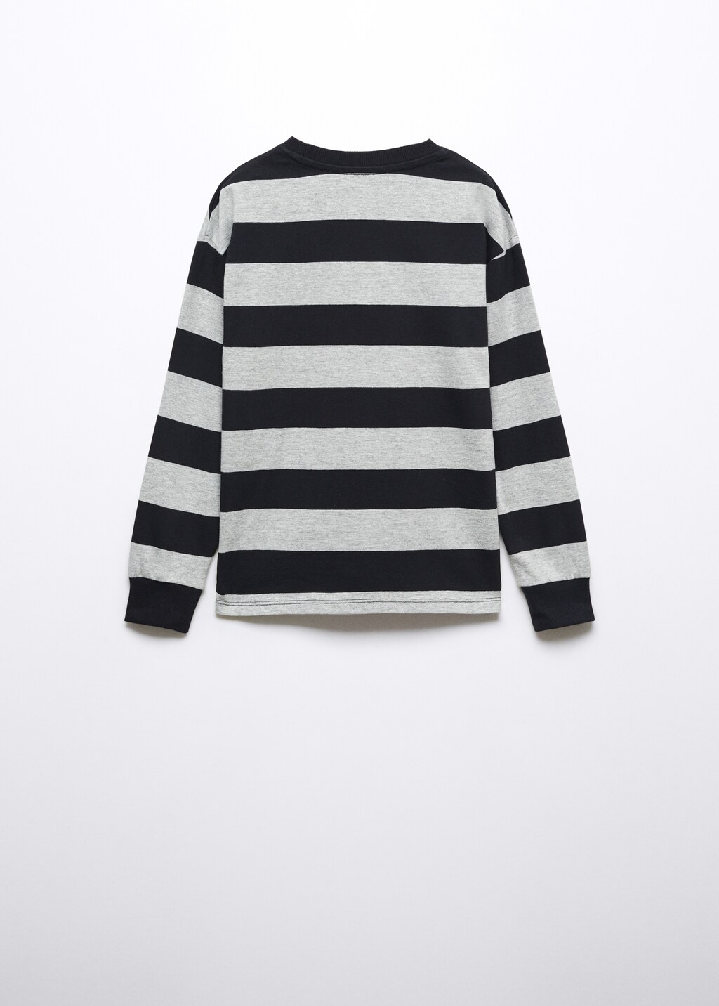 Striped long sleeves t-shirt - Reverse of the article