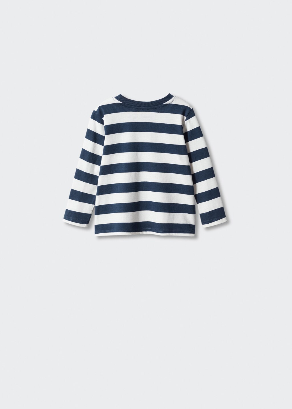 Striped long sleeves t-shirt - Reverse of the article