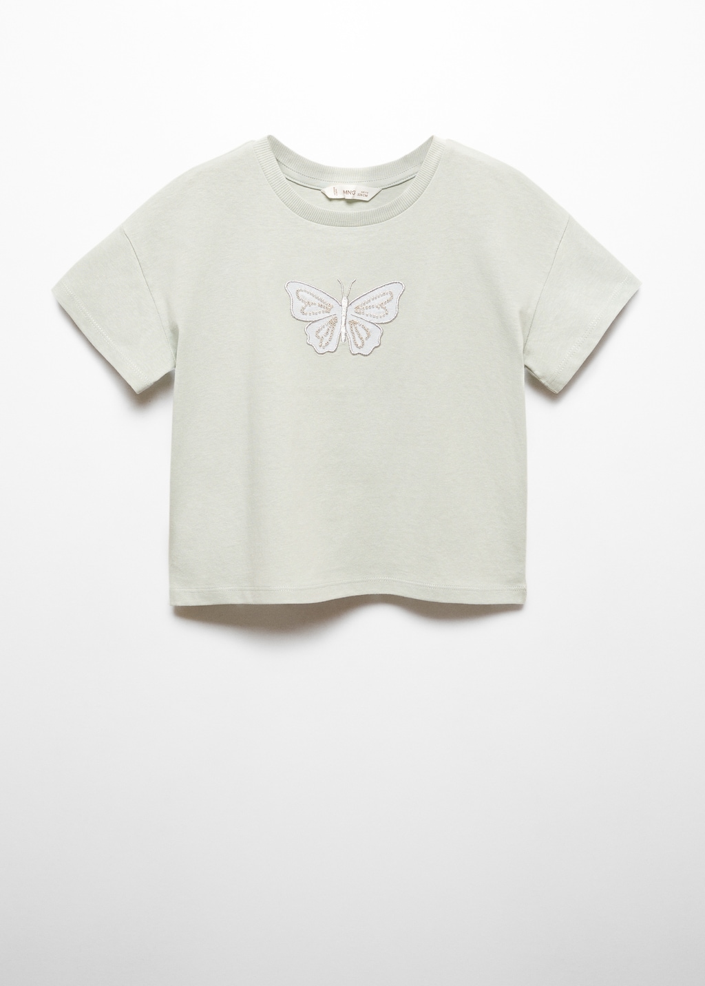 Embossed butterfly t-shirt - Article without model