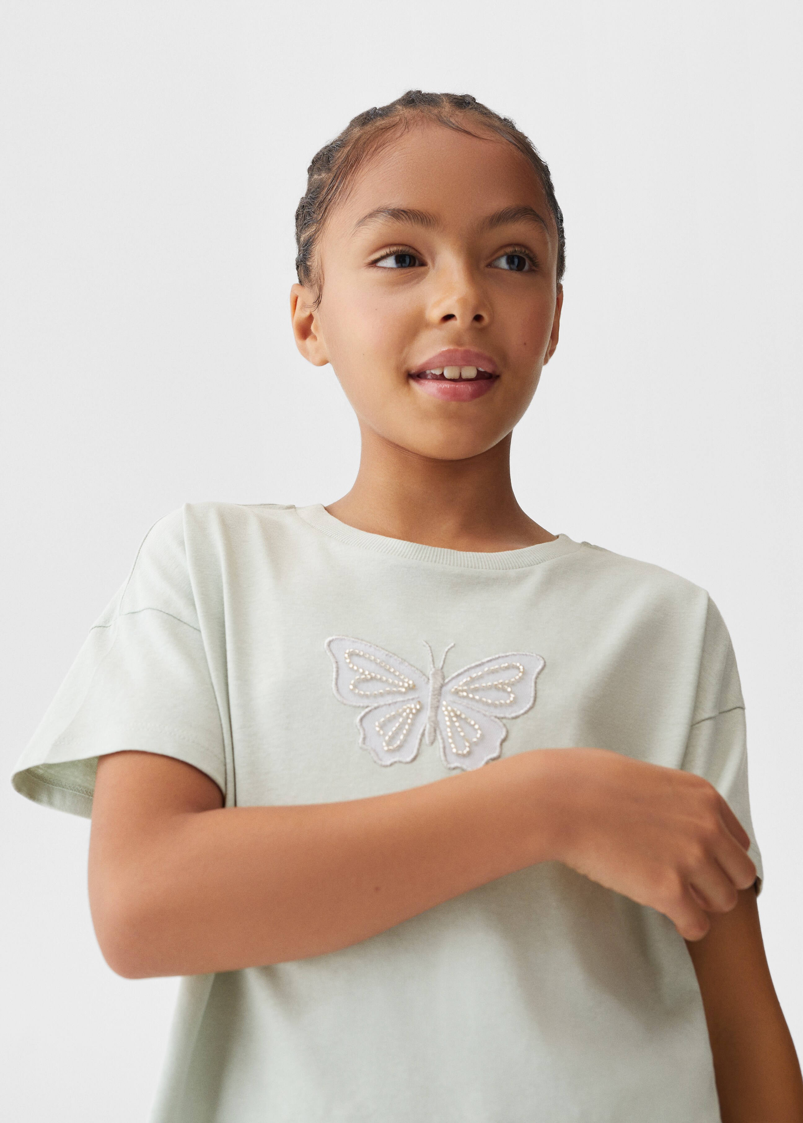 Embossed butterfly t-shirt - Details of the article 1