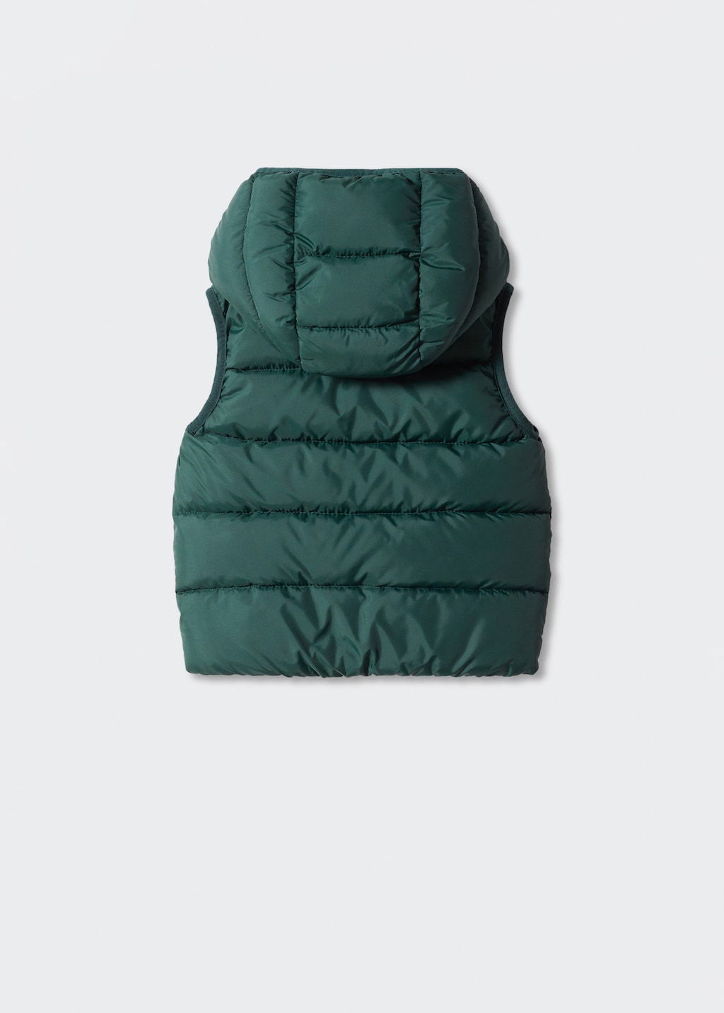 Quilted gilet - Reverse of the article