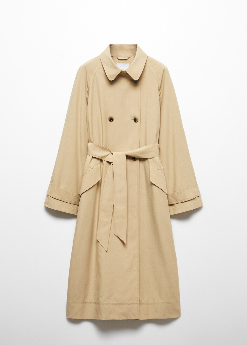 Vid trenchcoat i tencel - Artikel utan modell