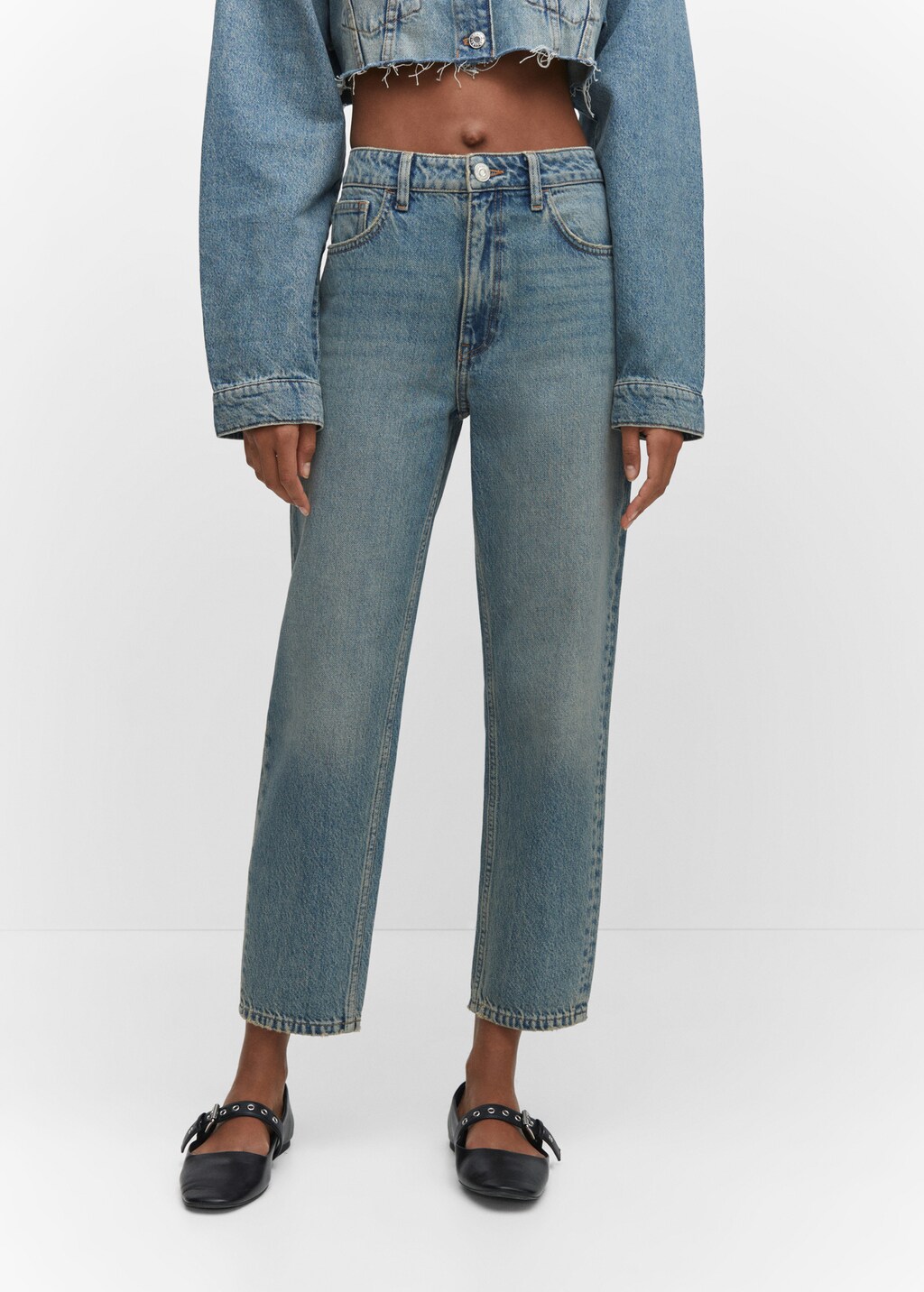 Mom2000 high-rise jeans - Medium plane