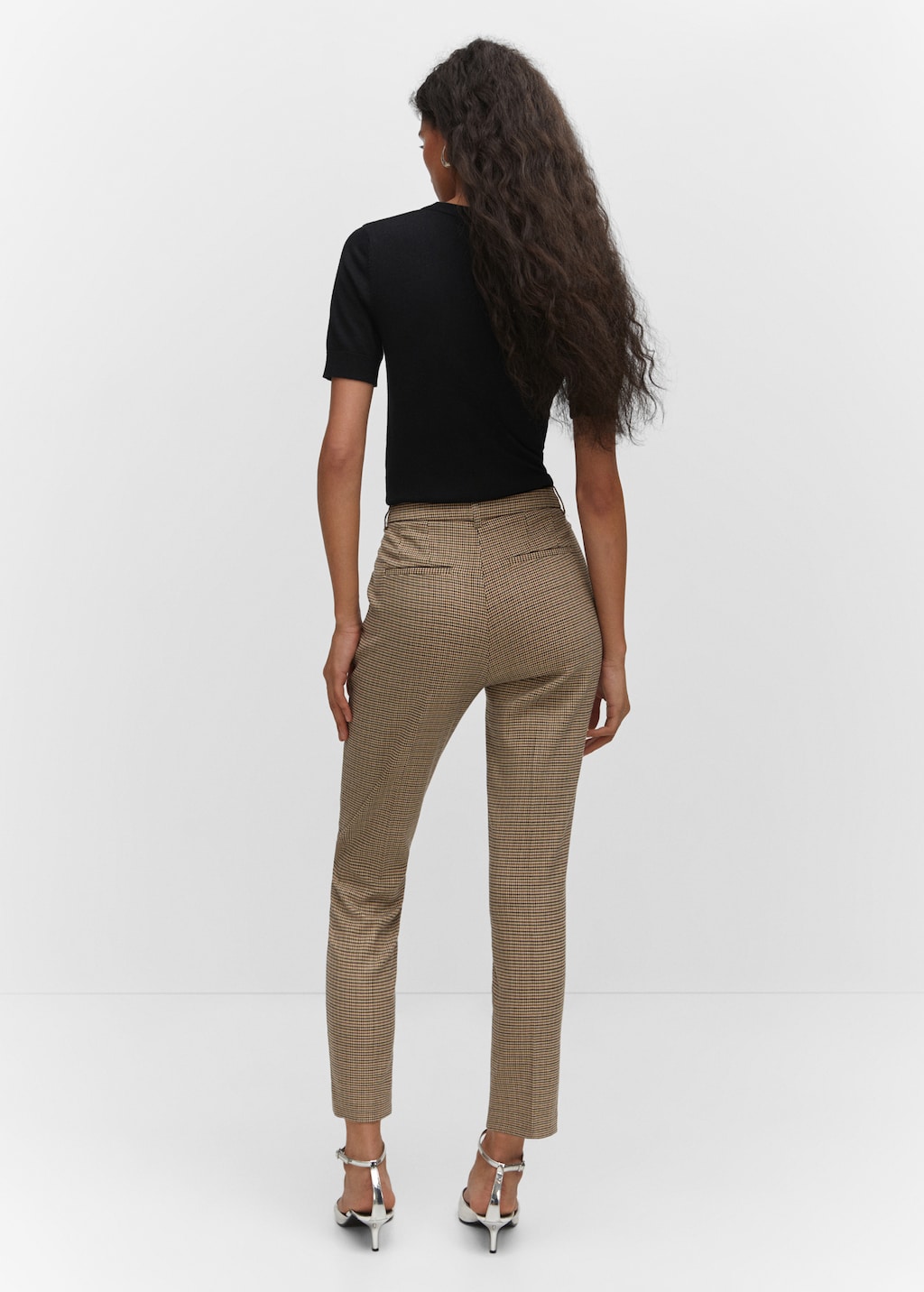 Mid-rise skinny trousers - Reverse of the article