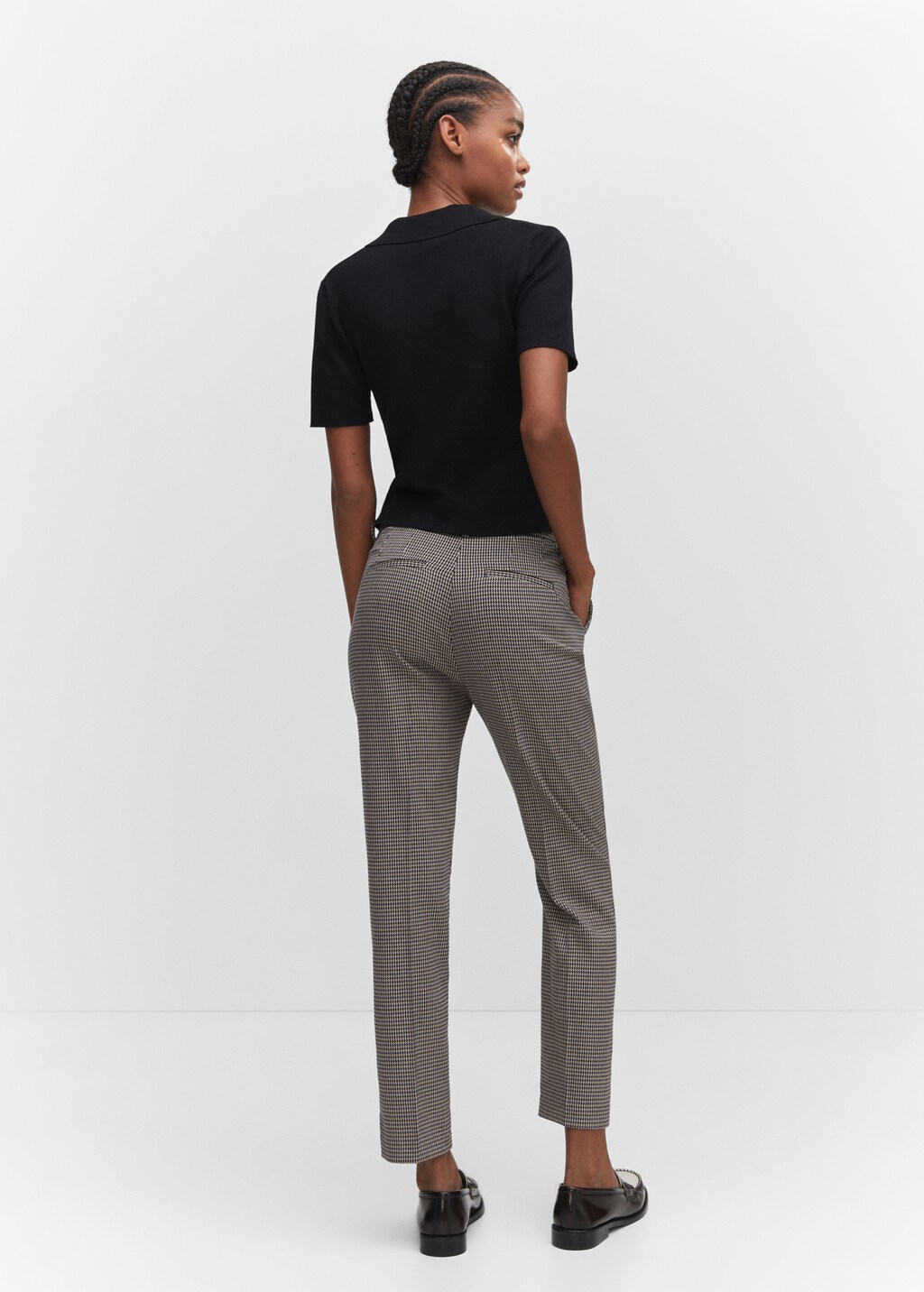 Mid-rise skinny trousers - Reverse of the article