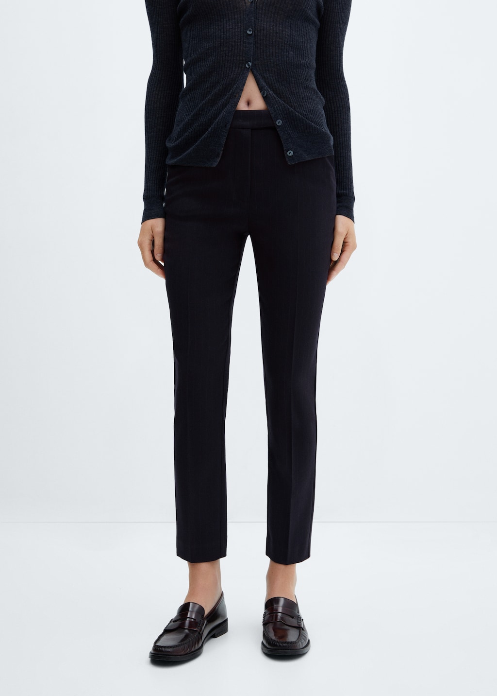 Mid-rise skinny trousers - Medium plane