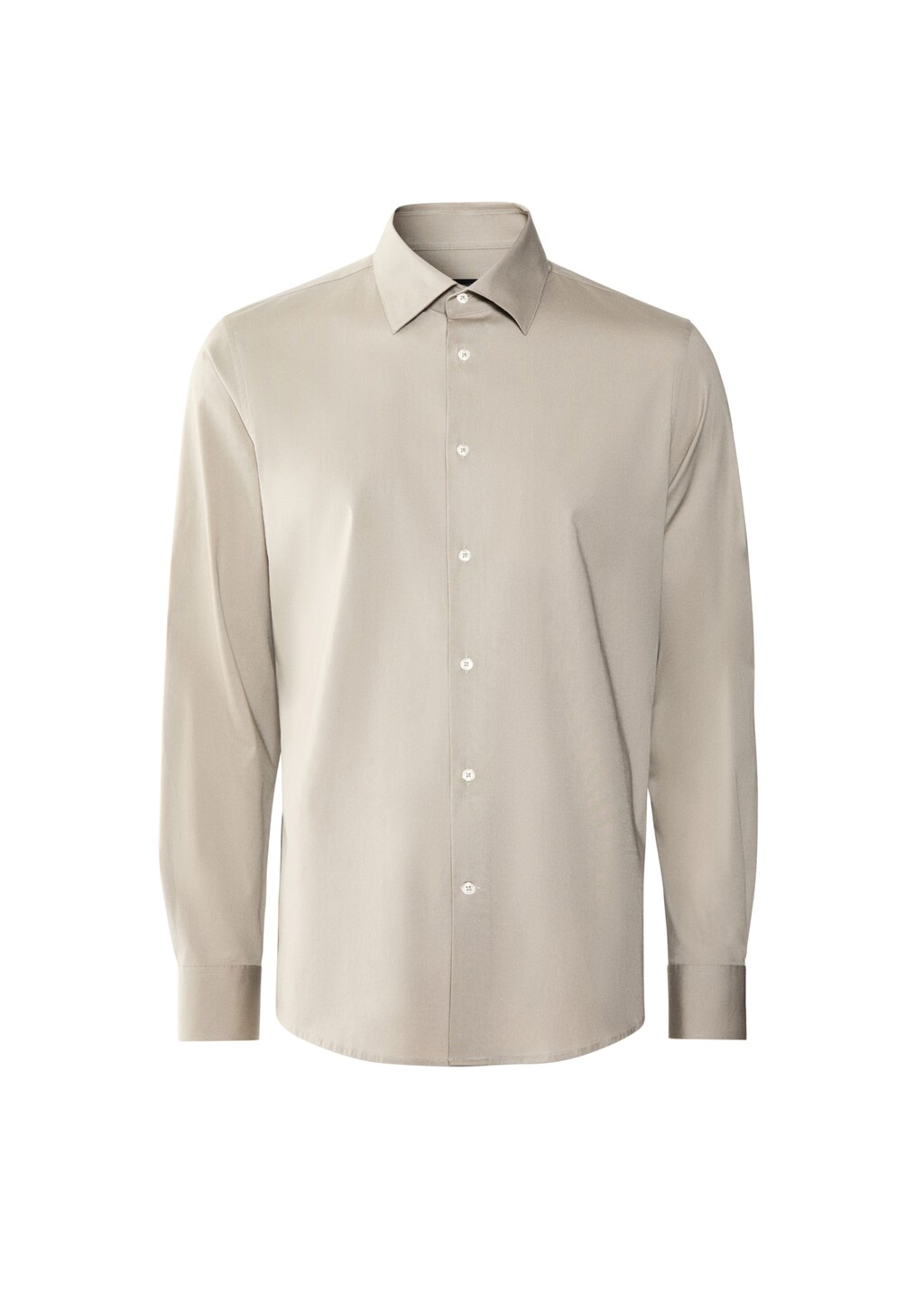 Slim fit stretch cotton shirt - Article without model