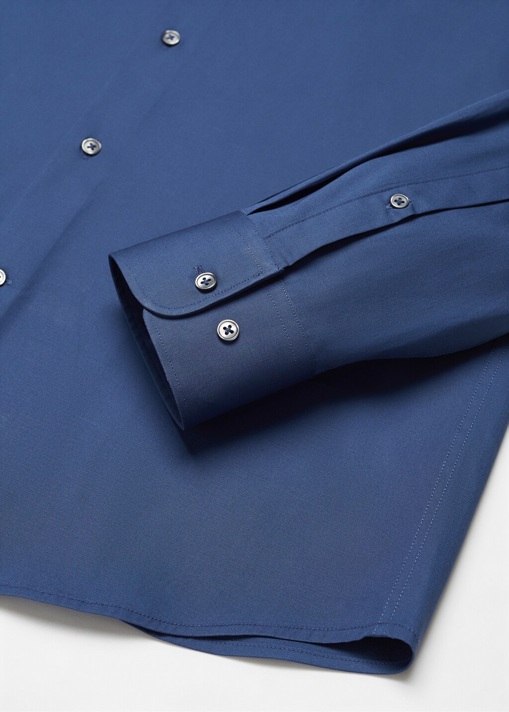 Slim fit stretch cotton shirt - Details of the article 8