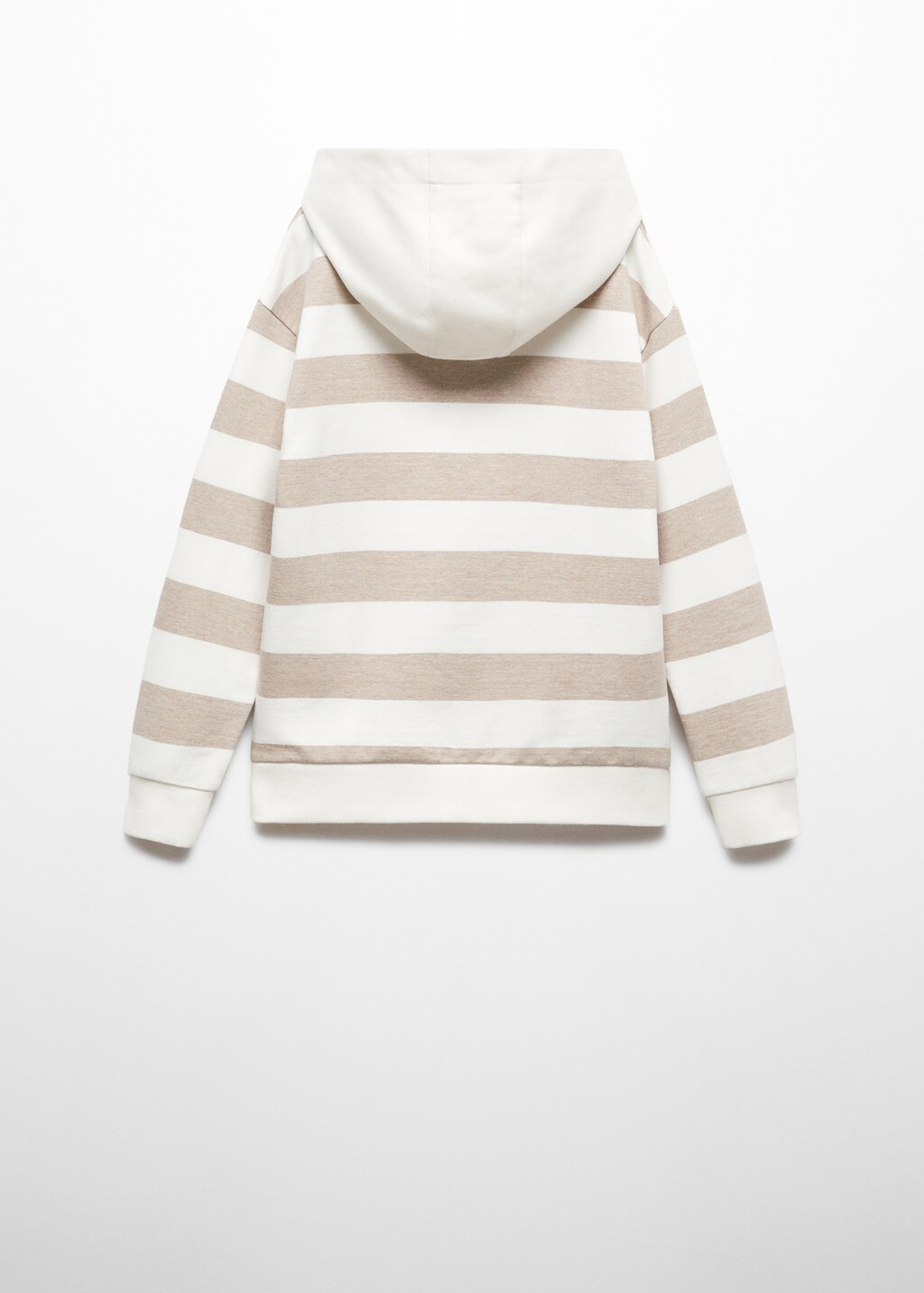 Striped cotton-blend sweatshirt - Reverse of the article