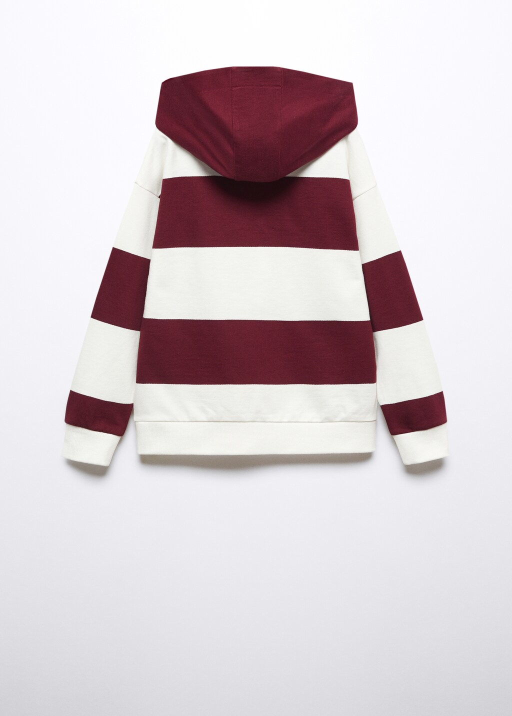 Striped cotton-blend sweatshirt - Reverse of the article