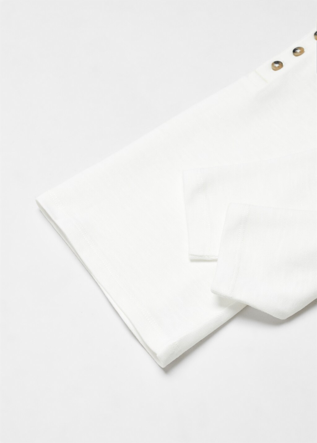 Long sleeve cotton t-shirt - Details of the article 0