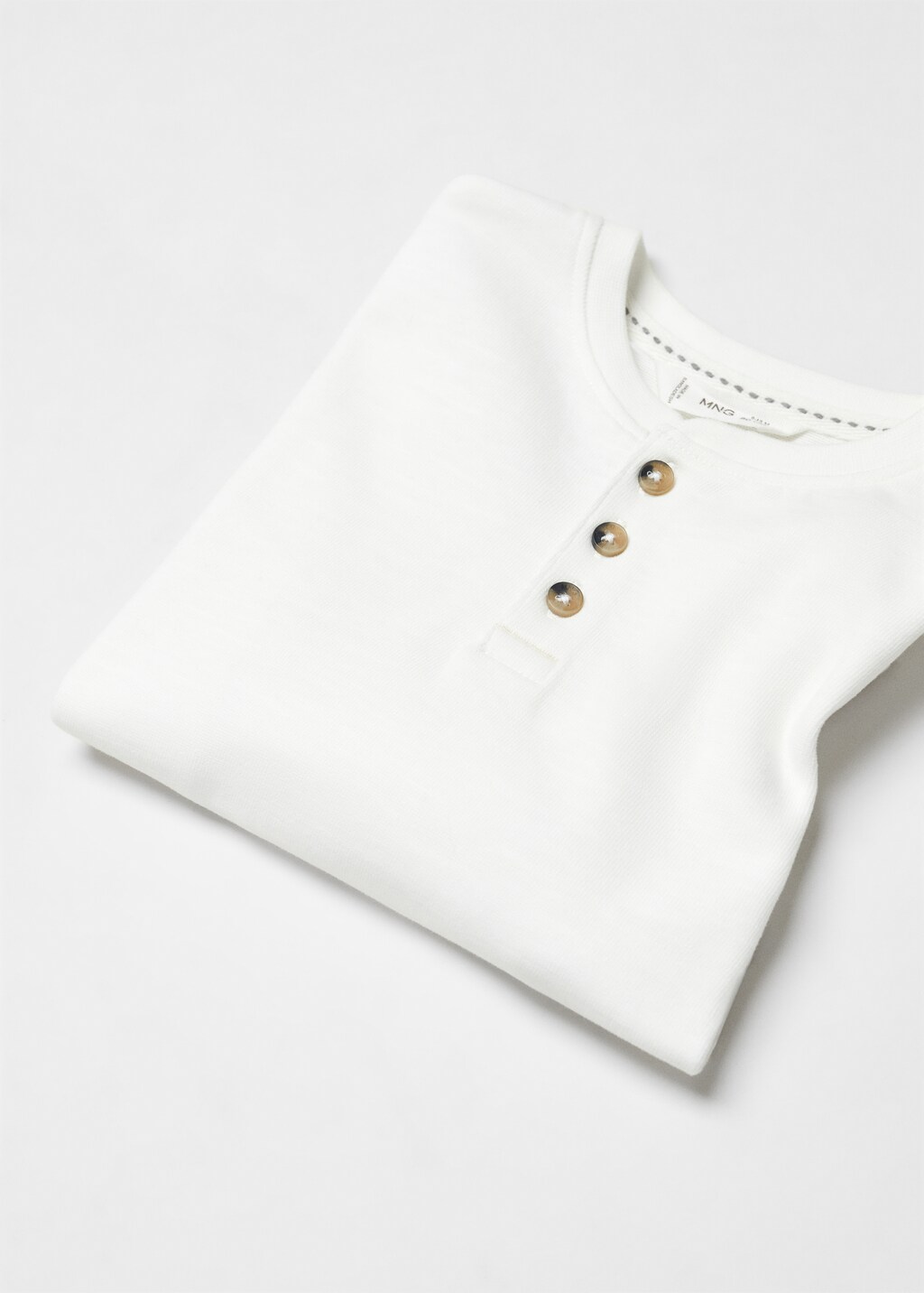 Long sleeve cotton t-shirt - Details of the article 8